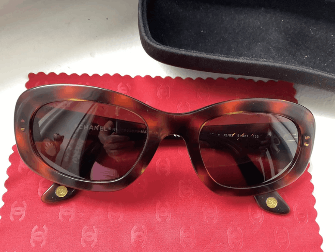 Chanel Chanel Sunglasses 5009 CC Rhinestone 4017 Rimless Vintage Size ONE SIZE - 4 Thumbnail