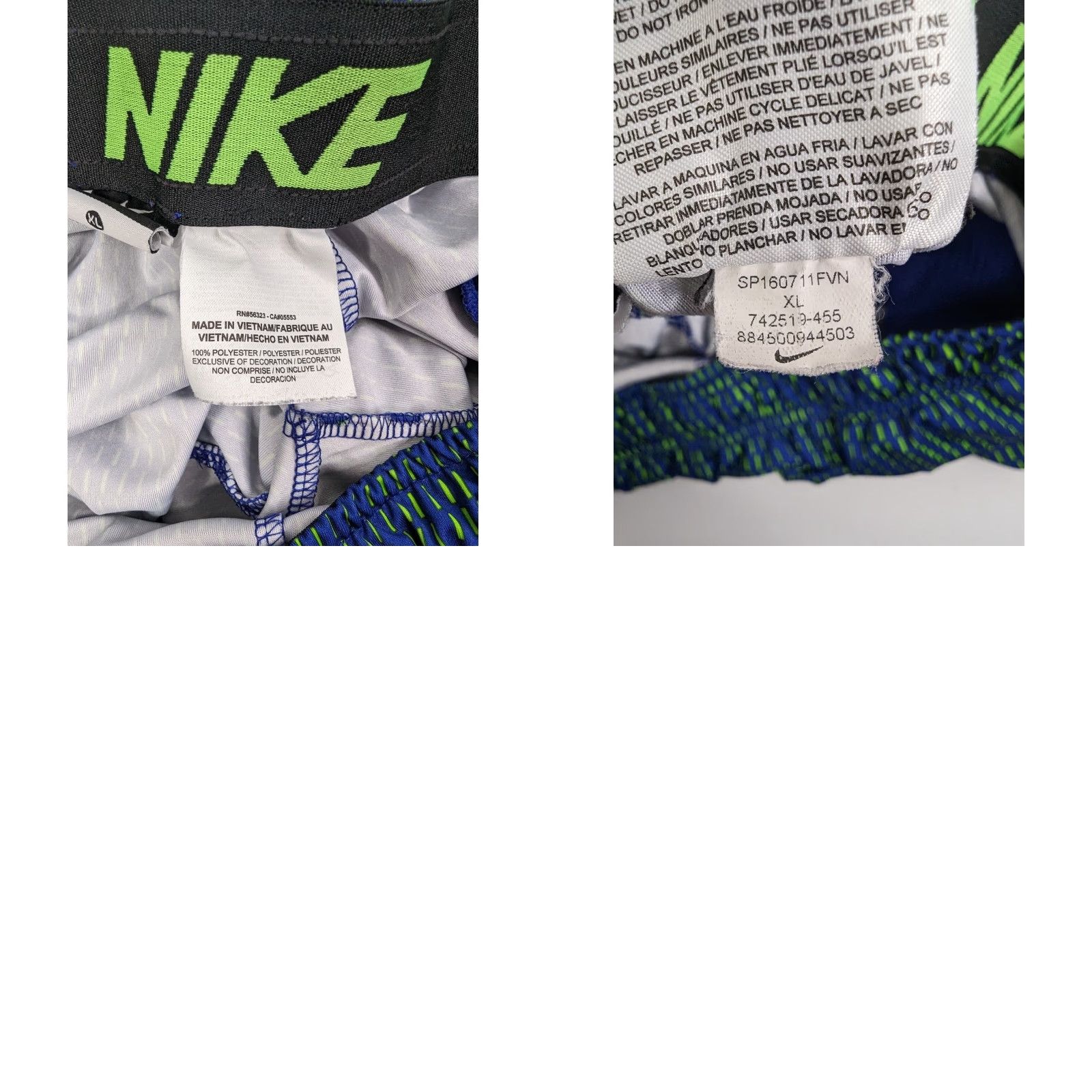 Nike NIKE Fly Sonic Dri-Fit Athletic Shorts Training Shorts Mens XL Blue Green Athletic 848790 Size US 36 / EU 52 - 8 Thumbnail