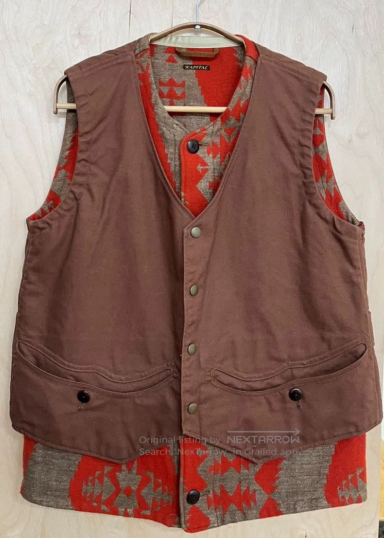 Kapital Kapital Indian printed fake two-piece vest Size US M / EU 48-50 / 2 - 1 Thumbnail