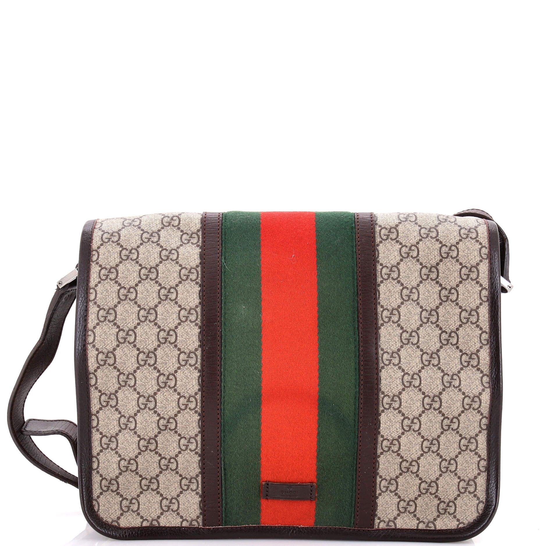 Gucci Web Flap Messenger Bag Size ONE SIZE - 1 Thumbnail