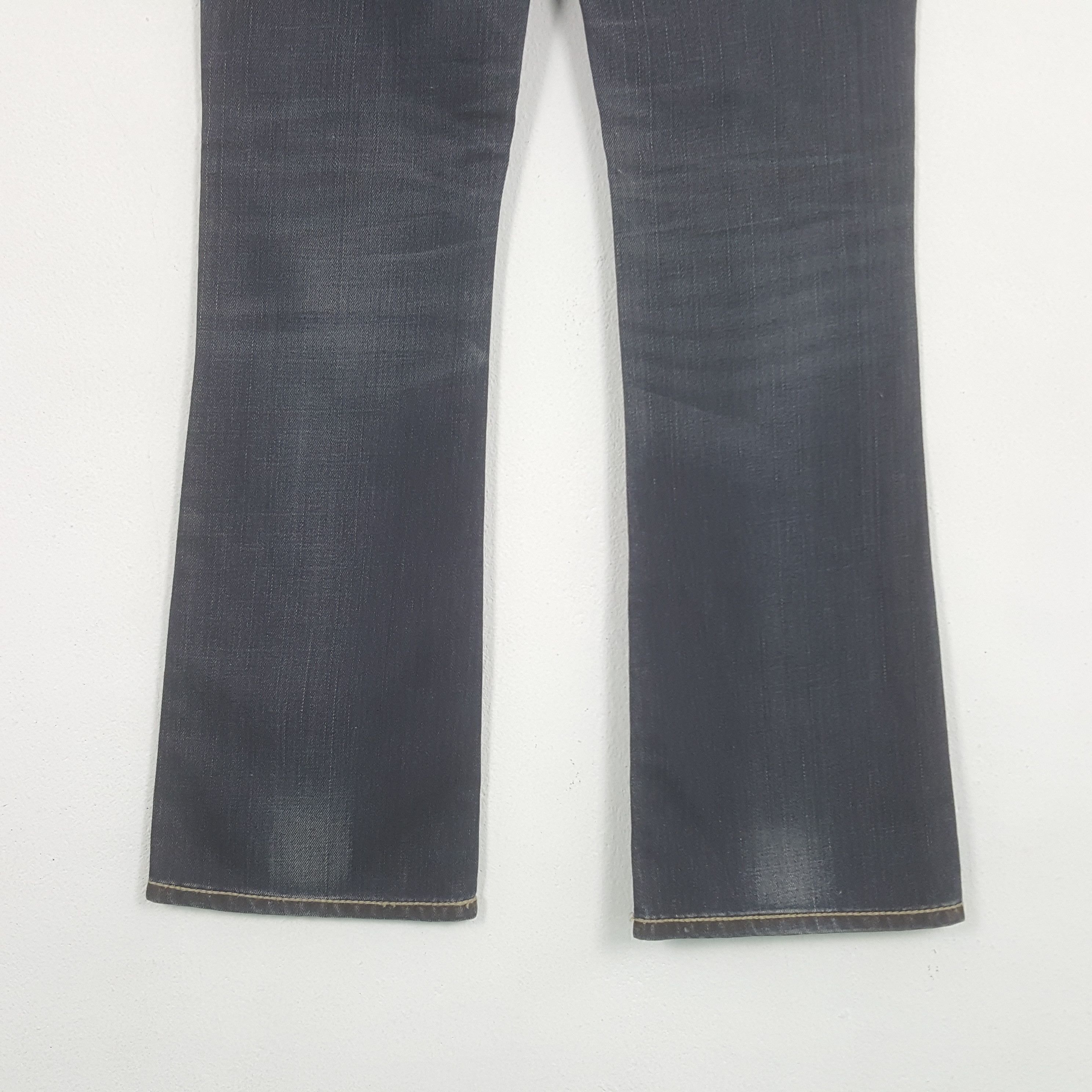 Evisu × Puma × Vintage Vintage Evisu x PUMA Custom Grey Daicock Jeans Size 30" / US 8 / IT 44 - 6 Thumbnail