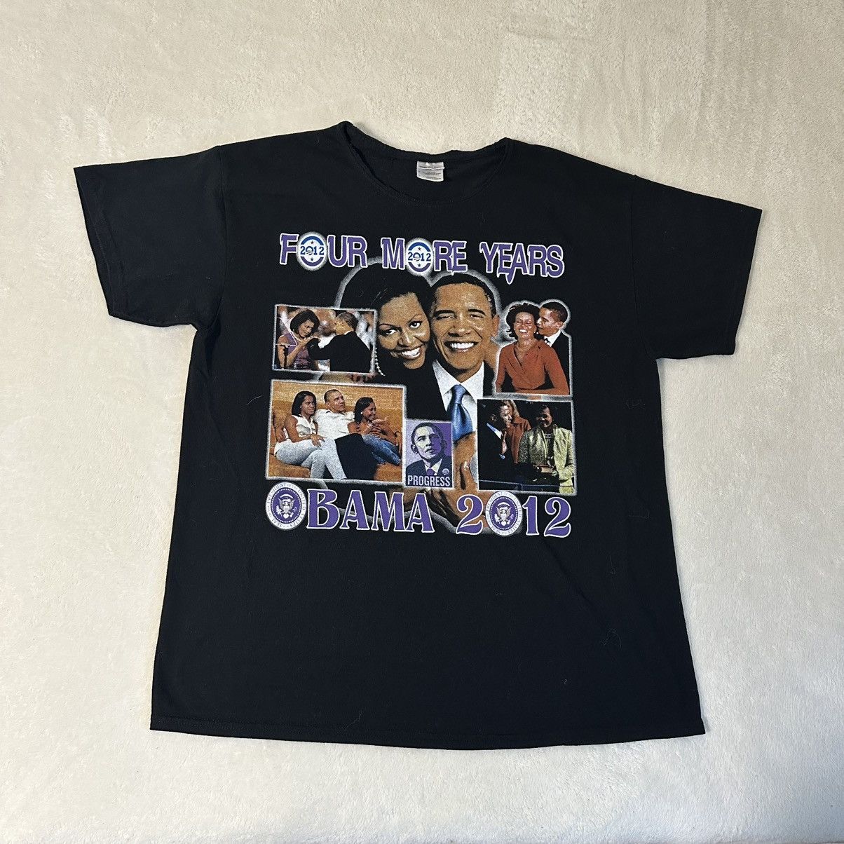Vintage Obama 2012 Four More Years T-Shirt Size US L / EU 52-54 / 3 - 1 Thumbnail