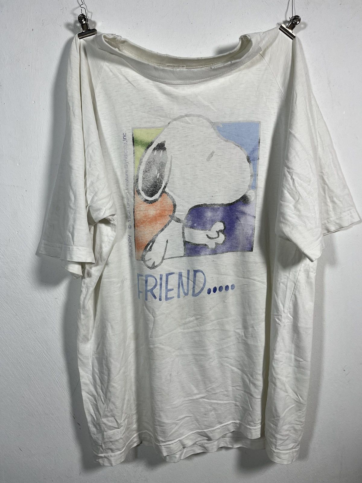 Peanuts Vintage 90s Snoopy Peanuts 1985 Size US L / EU 52-54 / 3 - 1 Thumbnail