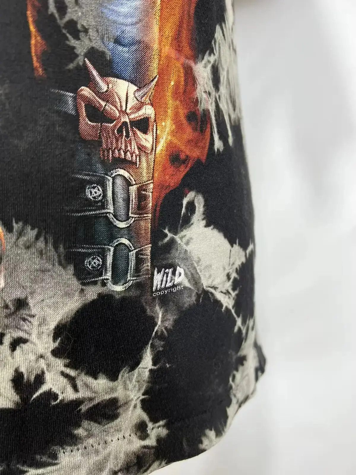 Harley Davidson × Vintage × Wild Things Vintage Wild art biker skull t-shirt Size US M / EU 48-50 / 2 - 3 Thumbnail