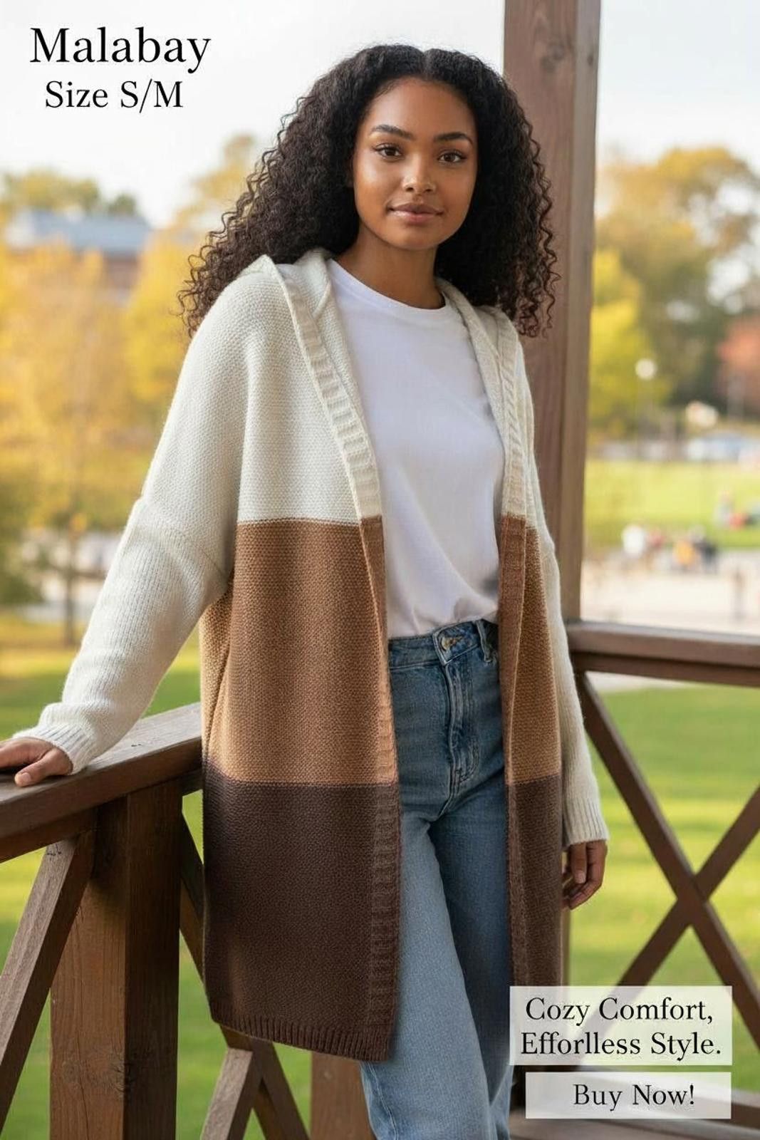 Other Malabay Women's Knit Cardigan Size S/M Size M / US 6-8 / IT 42-44 - 1 Thumbnail