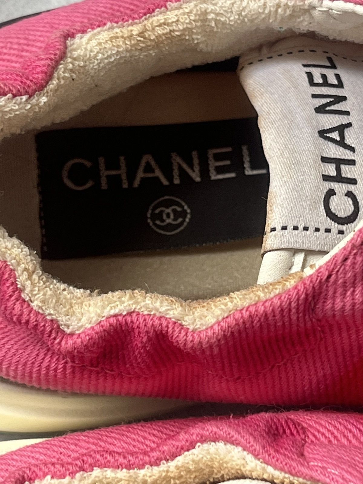 Chanel Chanel Trainer Sneaker Pink Size US 7.5 / IT 37.5 - 13 Thumbnail