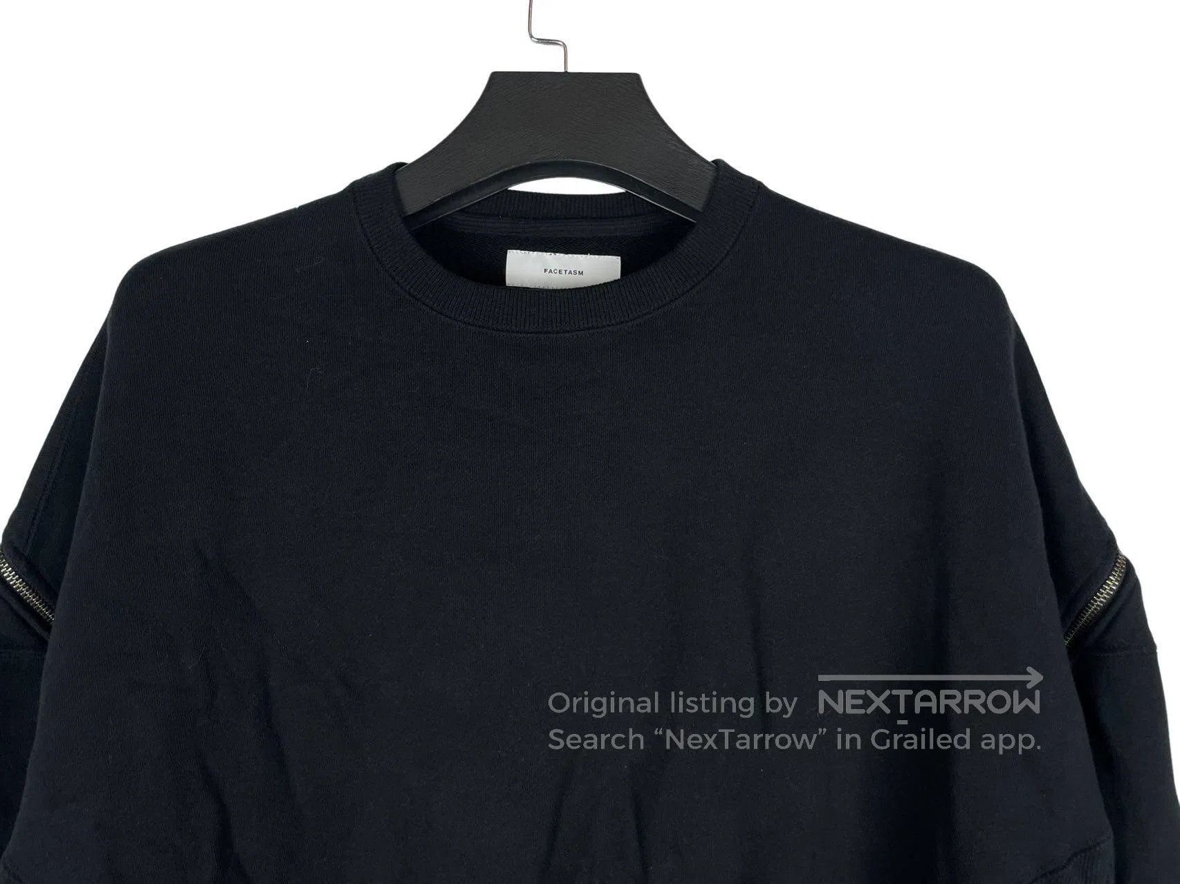 Facetasm Facetasm Zipper Deconstructed Crew Neck Sweatshirt Size US L / EU 52-54 / 3 - 3 Thumbnail