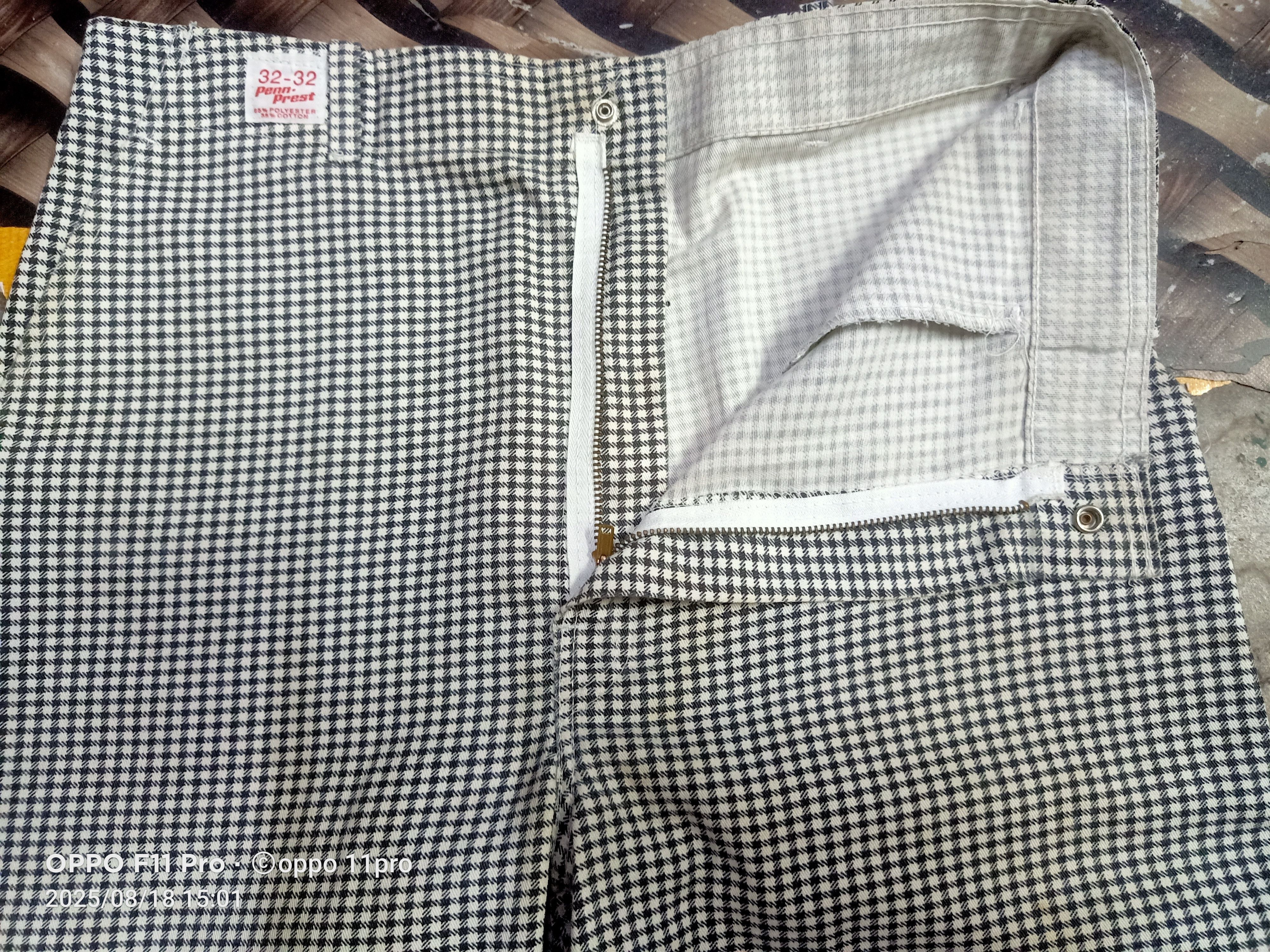 JCPenney Jcpenny 70s Vintage Slack Cotton Men 🌟 Size US 32 / EU 48 - 6 Thumbnail