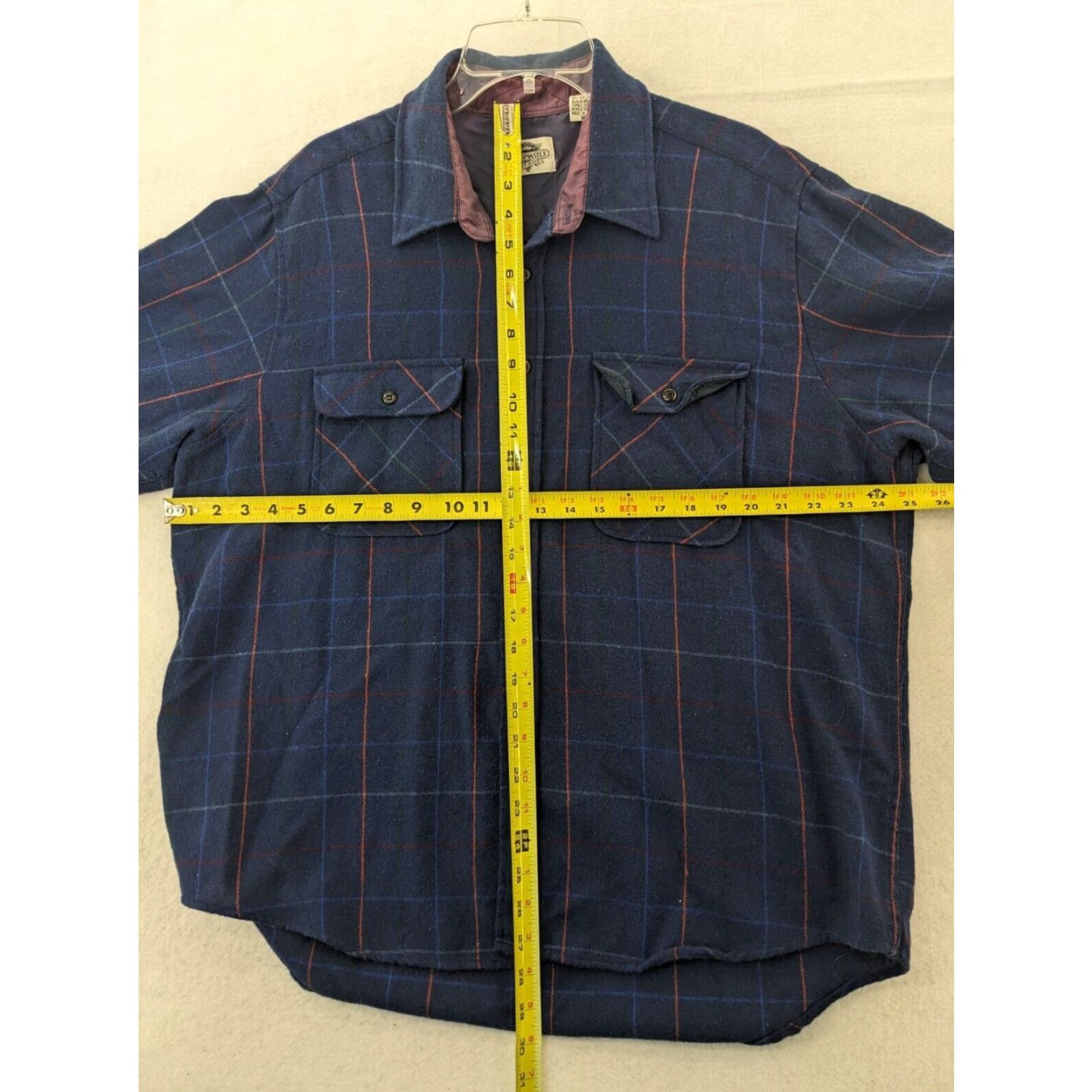 Vintage VINTAGE Fieldmaster Flannel Shirt Adult XL Blue Plaid Long Sleeve Button Up Size US XL / EU 56 / 4 - 3 Thumbnail