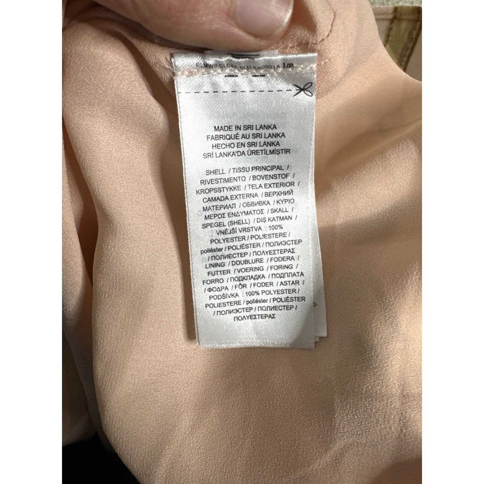 Ralph Lauren VINTAGE Lauren Ralph Lauren Dress Short Sleeve Midi Women 2 XS Round Neck Zip A-Line Brown Geometric 41" Length Women Size 26" / US 2 / IT 38 - 6 Thumbnail