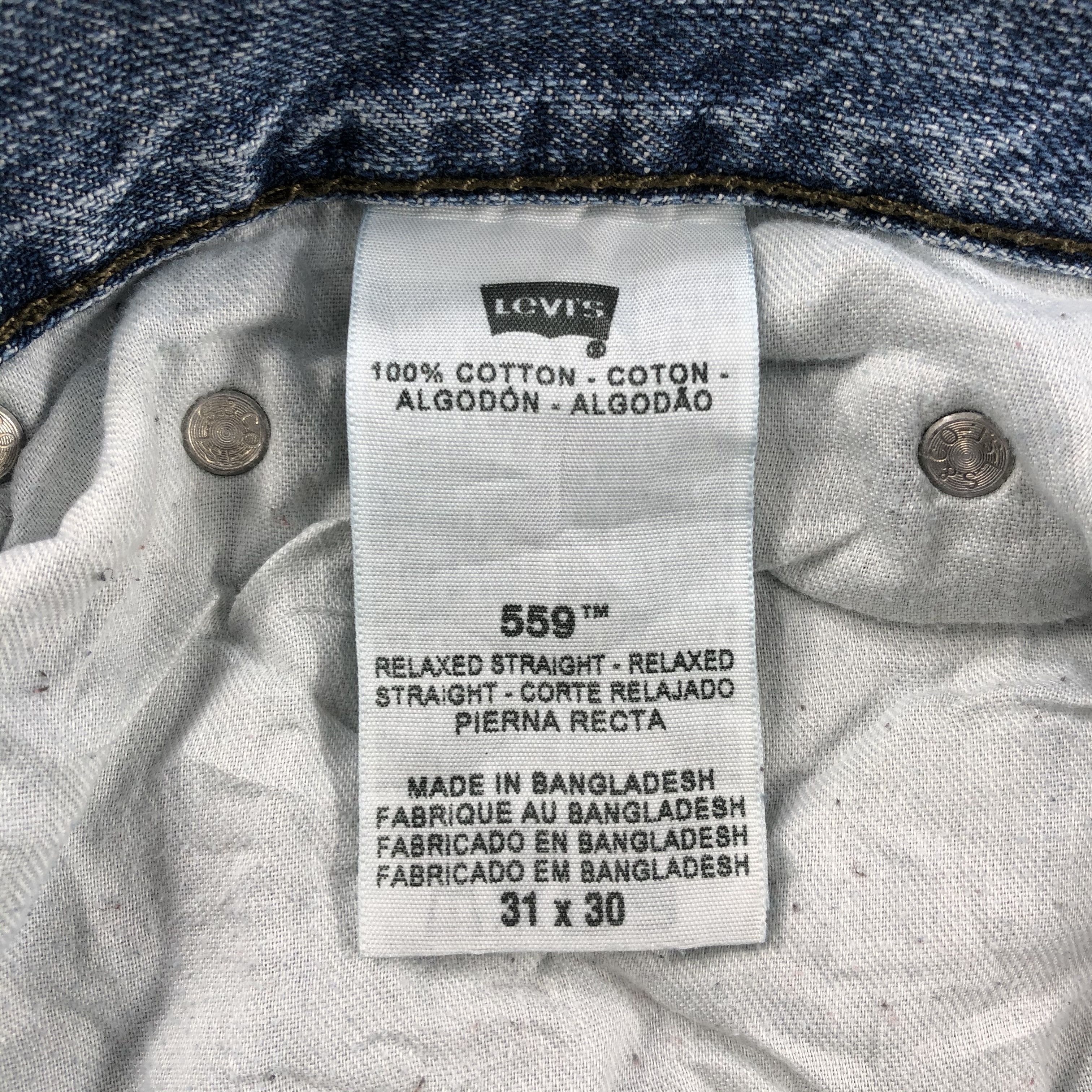 Levi's Vintage Blue Wash Levis 501 Jeans-JM2280 Size US 33 - 13 Thumbnail