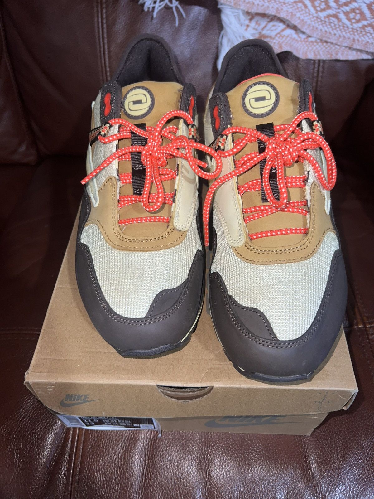 Nike × Travis Scott Nike airmax 1 x travis scott Size US 11 / EU 44 - 1 Thumbnail