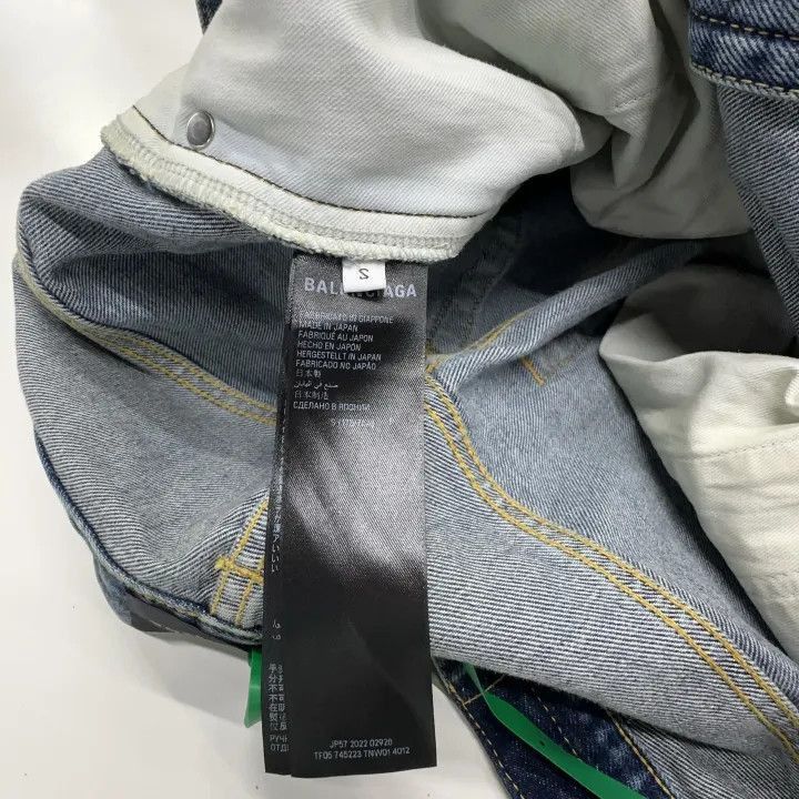 Balenciaga Balenciaga Printed Denim Pants for Men and Women 0079-2507 Size US 26 / EU 42 - 2 Thumbnail