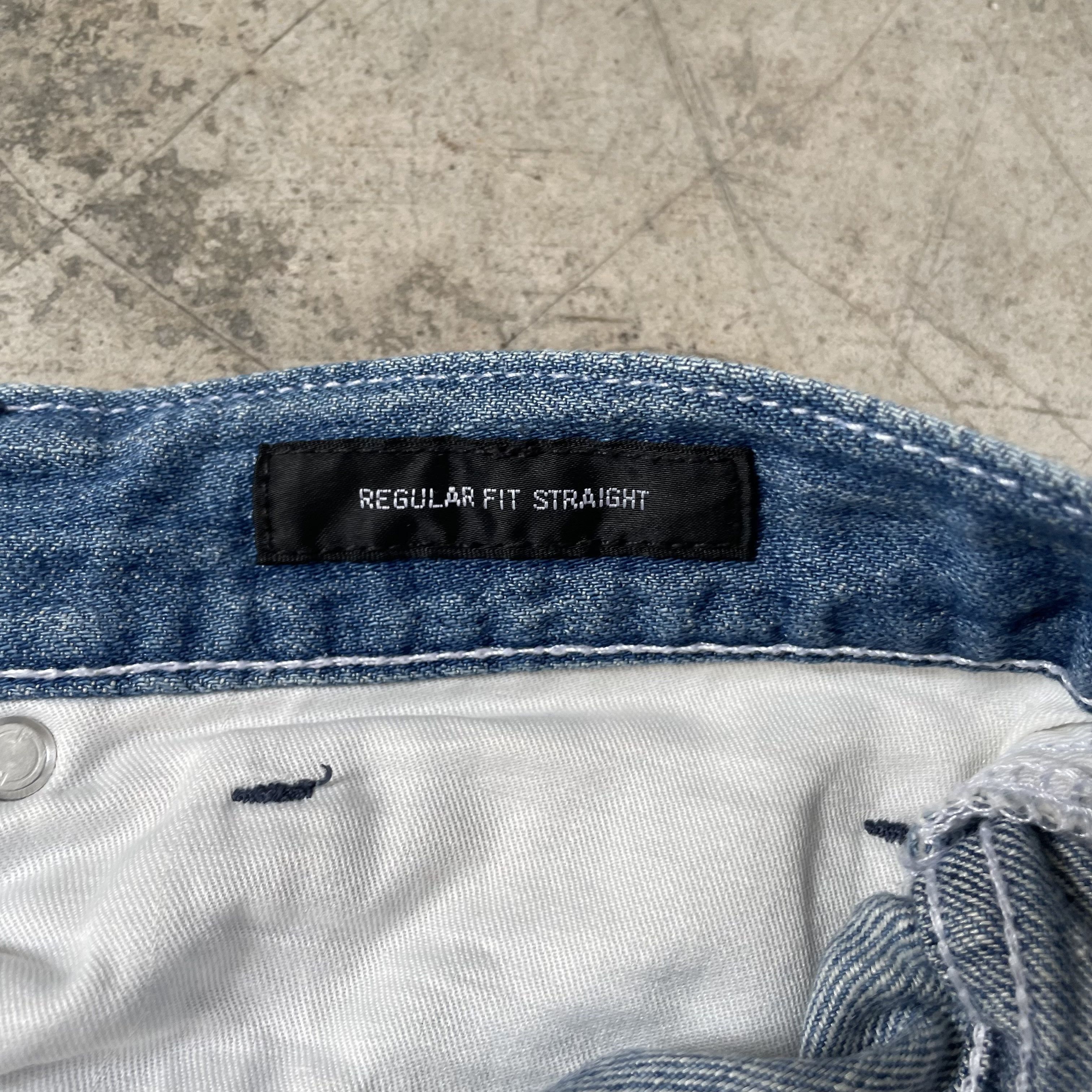 Japanese Brand × Uniqlo UNIQLO JEANS REGULAR STRAIGHT CUT LINEN COTTON Size US 36 / EU 52 - 3 Thumbnail