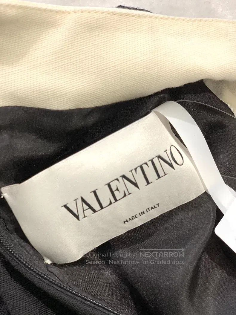 Valentino Valentino Black and white color-blocked dress Size S / US 4 / IT 40 - 6 Thumbnail