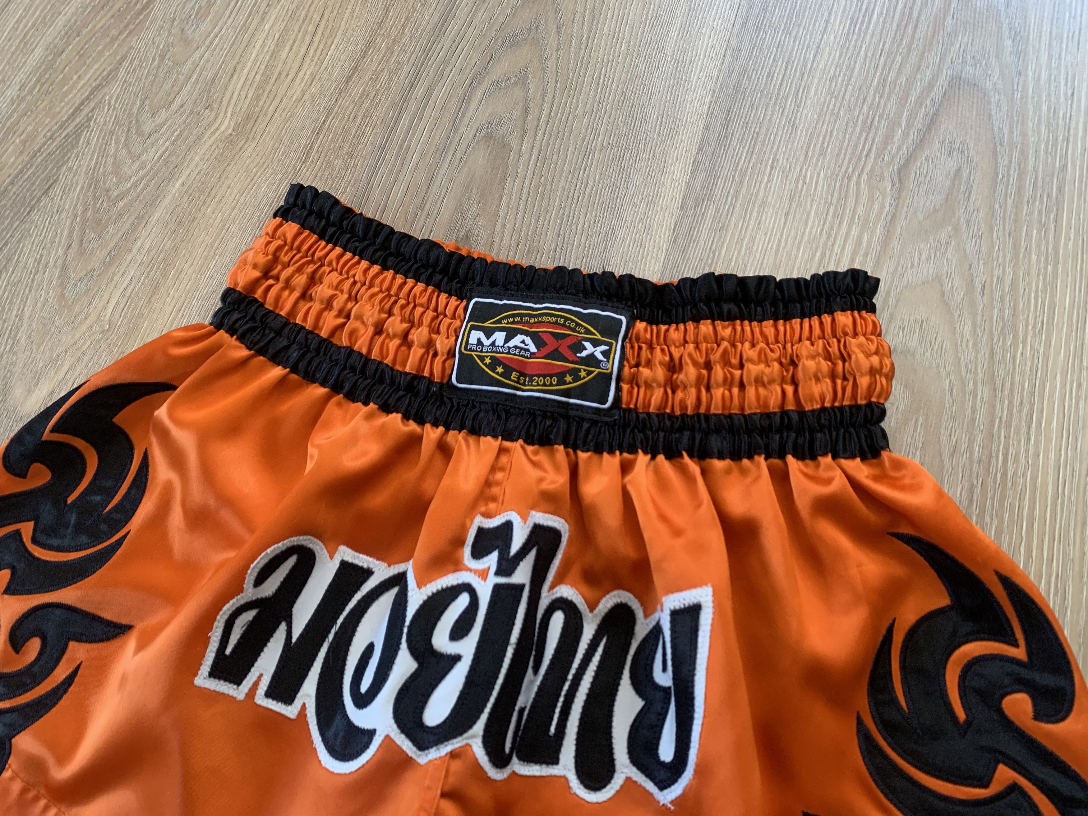 Japanese Brand Maxx Muay Thai Boxing Embroided Shorts Size US 36 / EU 52 - 4 Thumbnail