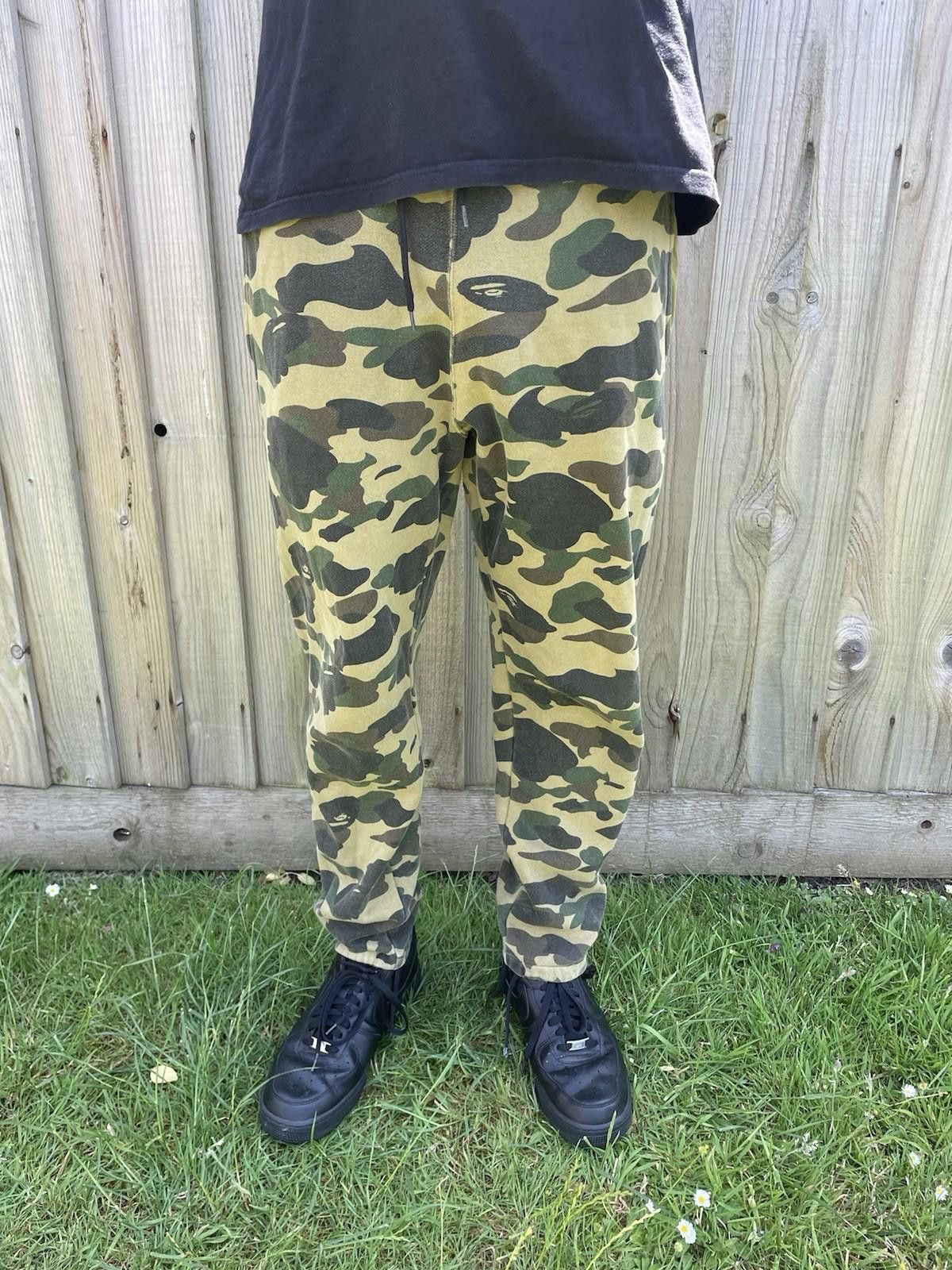 Nigel Cabourn A Bathing Ape Bape Camo Joggers Waist 30-34 Elastic L28 Size US 32 / EU 48 - 3 Thumbnail