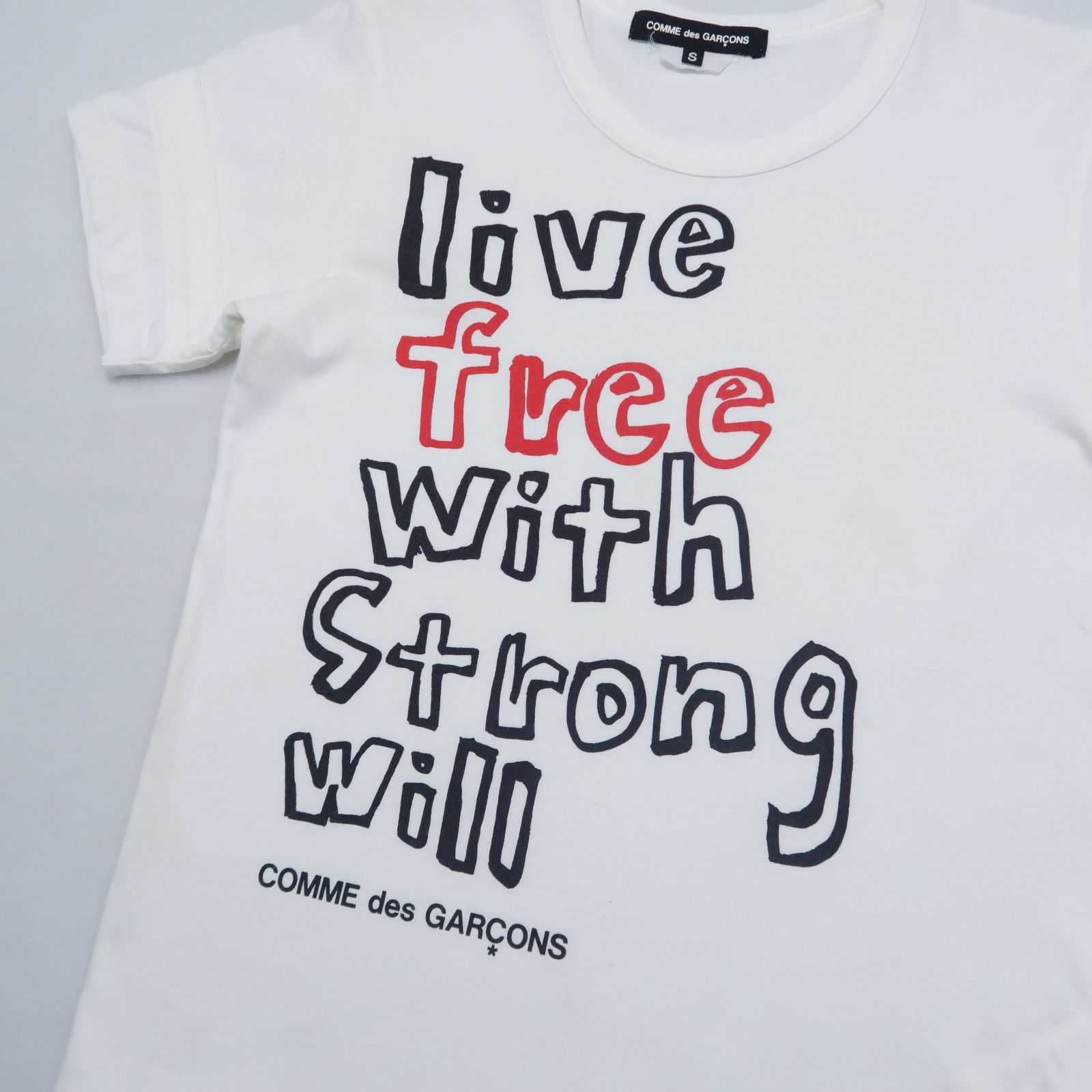 Comme des Garcons Comme des Garcons Live Free With Strong Will Double Tee Size US S / EU 44-46 / 1 - 6 Thumbnail