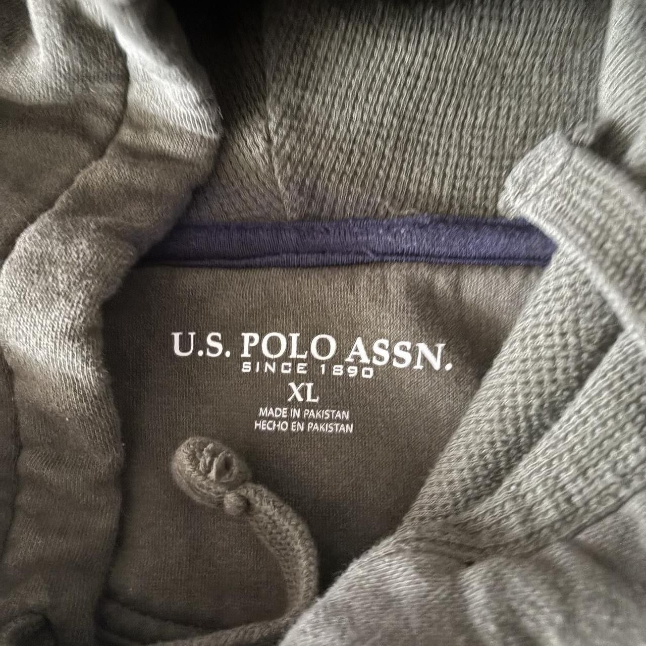 U.S. Polo Assn. Crazy Vintage Y2K/2000s Khaki Green U.S. Polo Assn. Streetwear Zip Up Hoodie! Size XL Size US XL / EU 56 / 4 - 6 Thumbnail