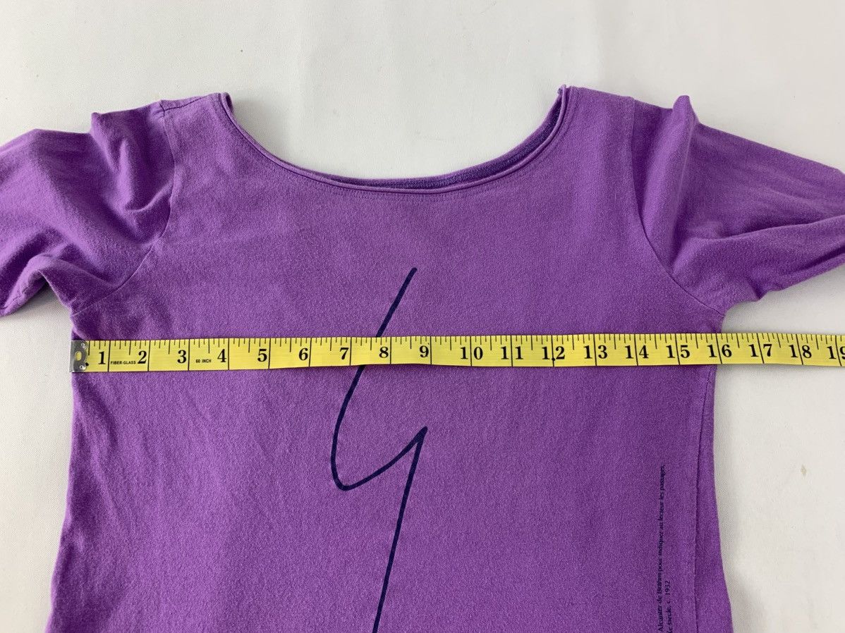 agnes b. 90s Agnes B Paris Longsleeve Embroidery Logo Tee Size S / US 4 / IT 40 - 8 Thumbnail