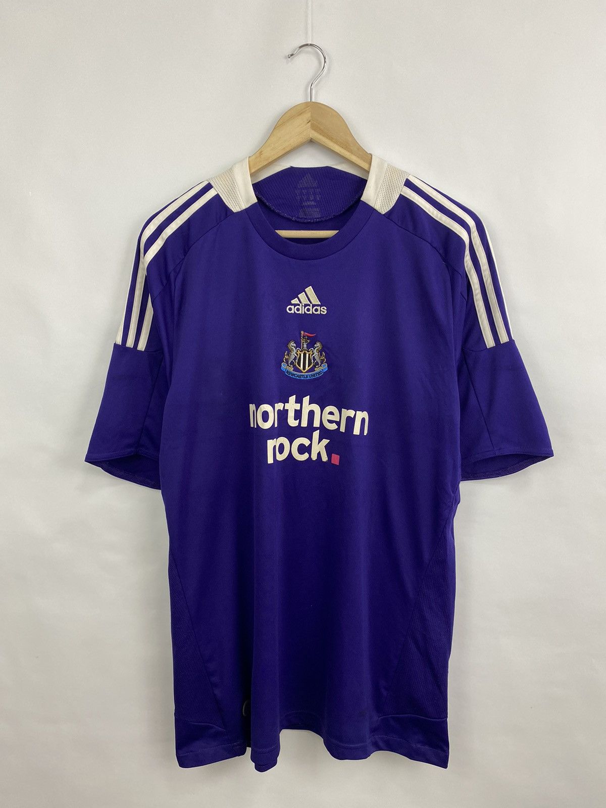 Adidas 🏴󠁧󠁢󠁥󠁮󠁧󠁿 Vintage 2008 NewCastle United Home Shirt Football Jersey Size US L / EU 52-54 / 3 - 2 Thumbnail
