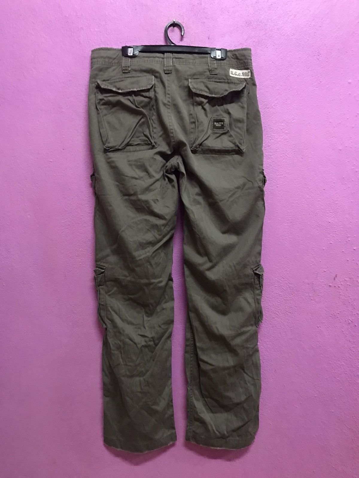 Japanese Brand Real Crush 986 Multipockets Military Cargo Pants Size L Size US 32 / EU 48 - 2 Thumbnail