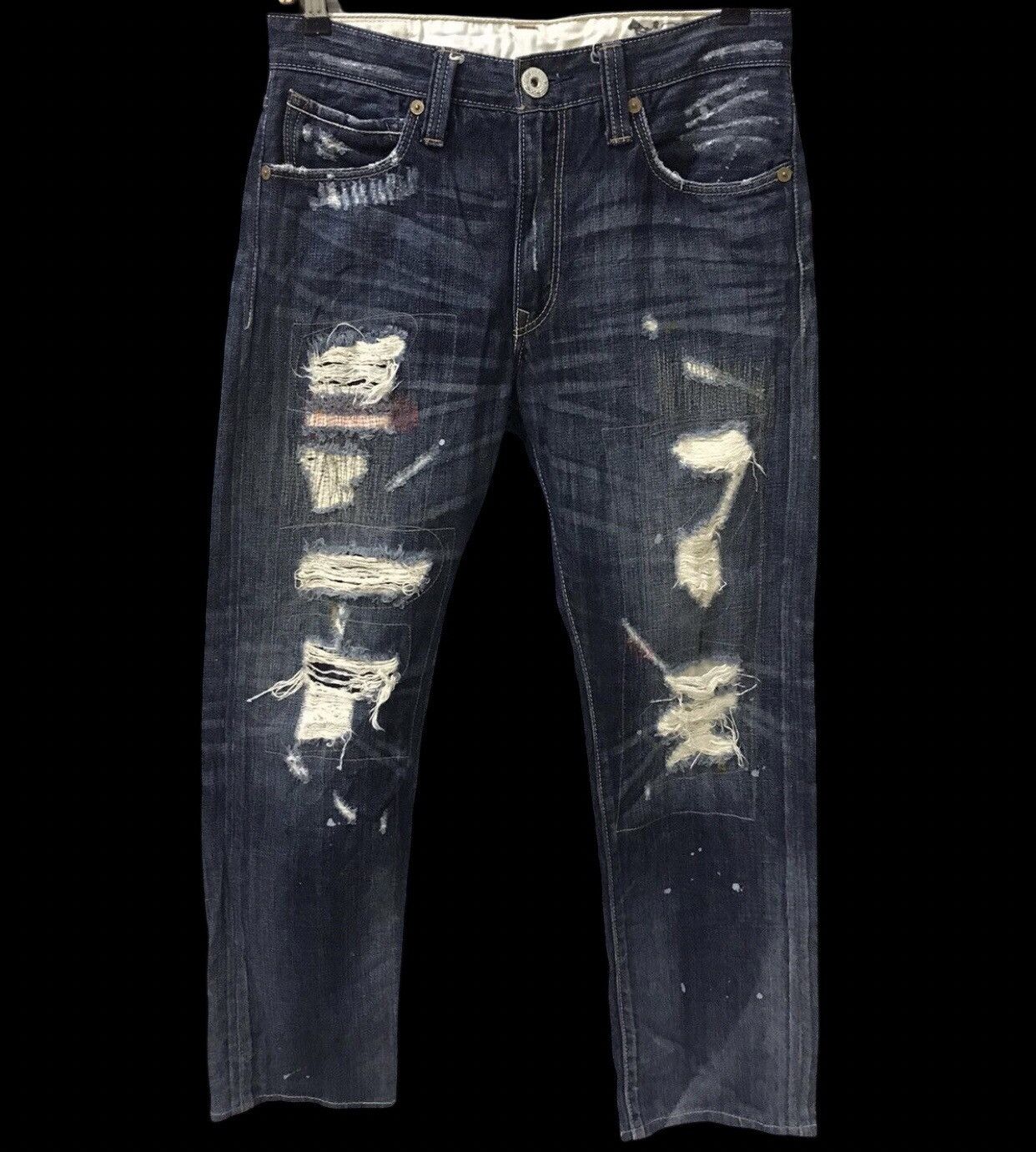 Levi's Levis 505 Distressed Rip&Repair Series Painter Denim F306 Size US 30 / EU 46 - 1 Thumbnail