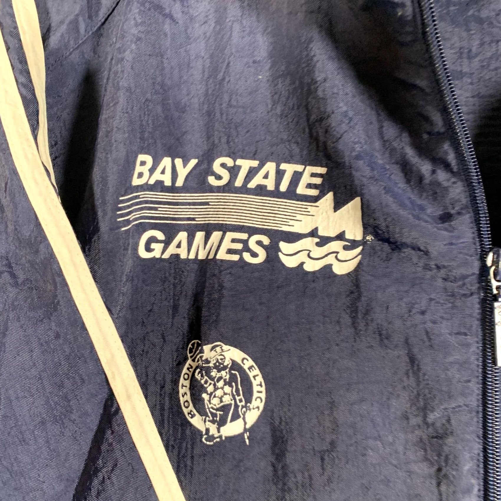 Adidas VINTAGE Adidas Track Jacket Mens L Blue Bay State Games Celtics 90s Size US L / EU 52-54 / 3 - 4 Thumbnail