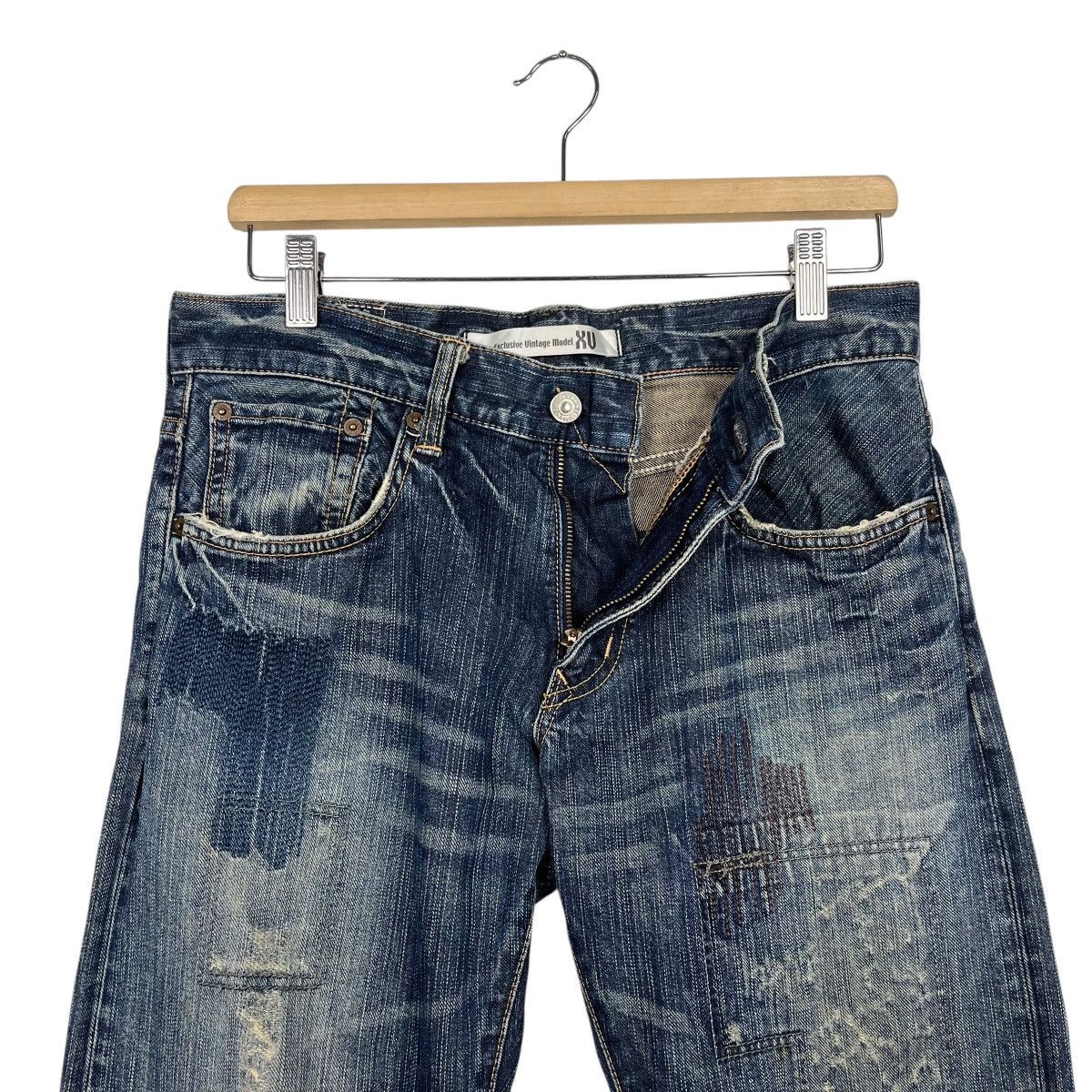 Edwin Vintage Exclusive Model Sashiko Denim Jeans Size US 30 / EU 46 - 7 Thumbnail
