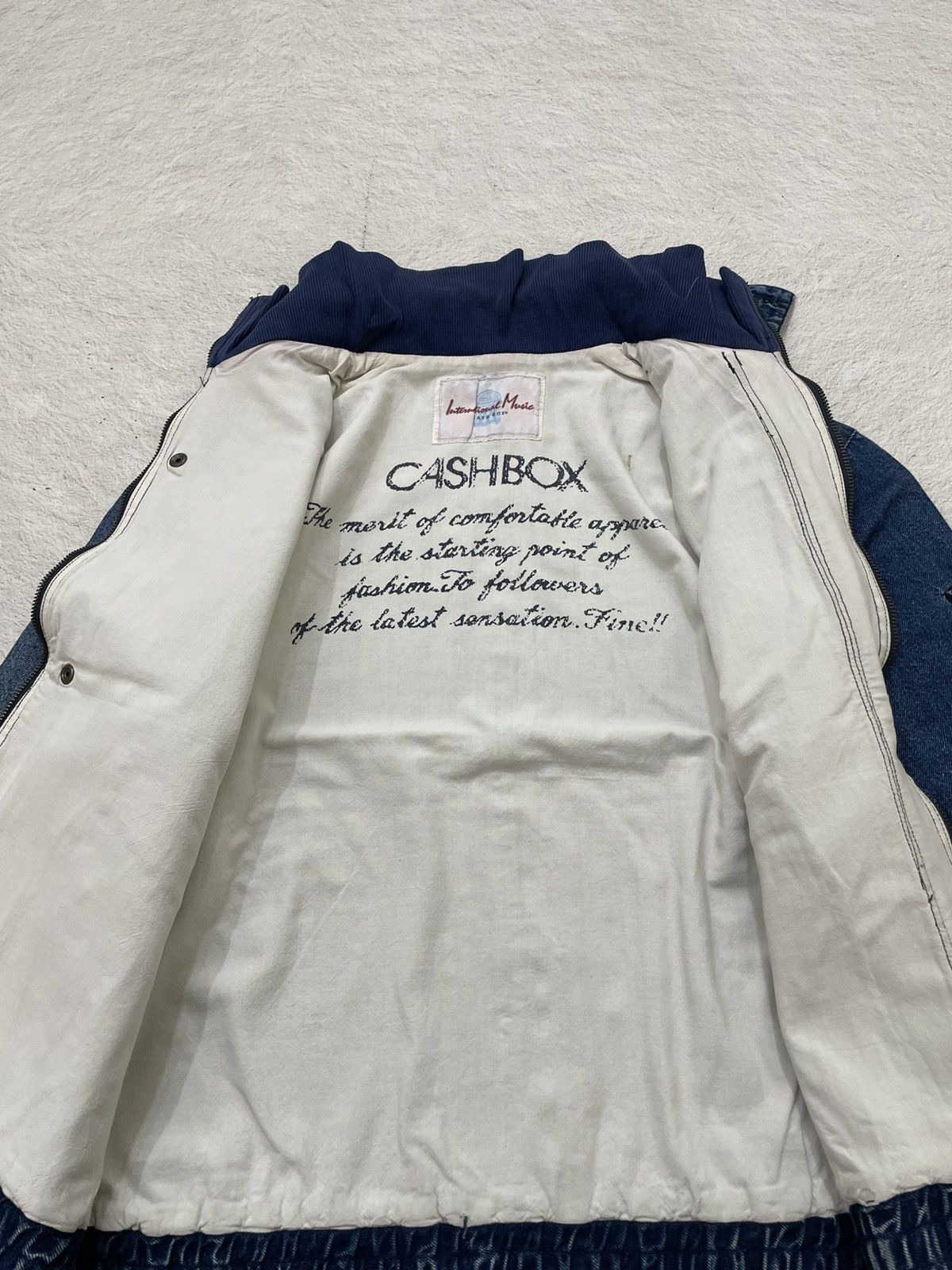 Japanese Brand 2000s Cashbox Japan Wash Denim Jacket Cargo Y2K Hysteric LGB Size US XL / EU 56 / 4 - 4 Thumbnail