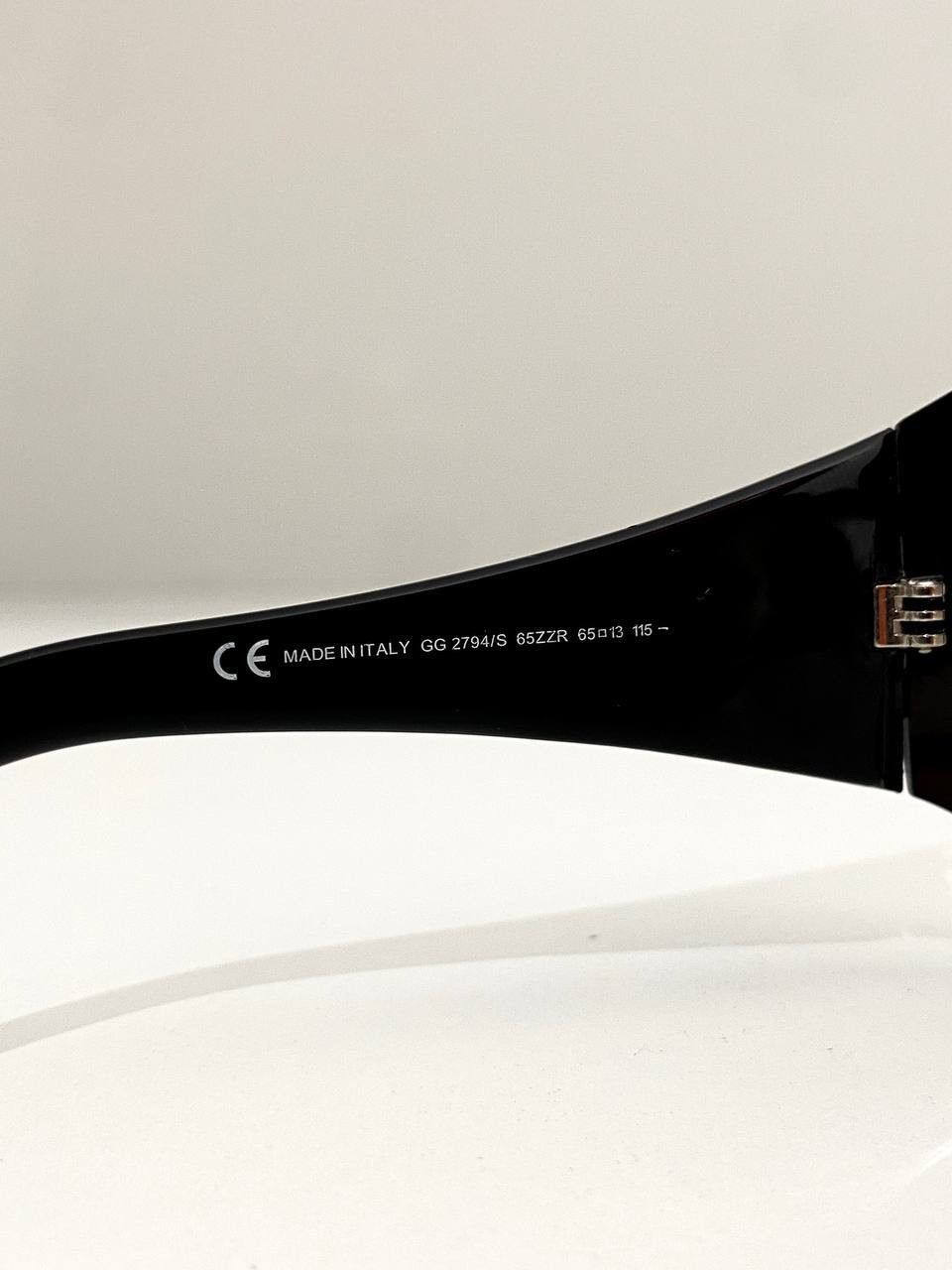 Gucci Gucci x Tom Ford GG Logo Black Oversized 2794 S Sunglasses Size ONE SIZE - 9 Thumbnail