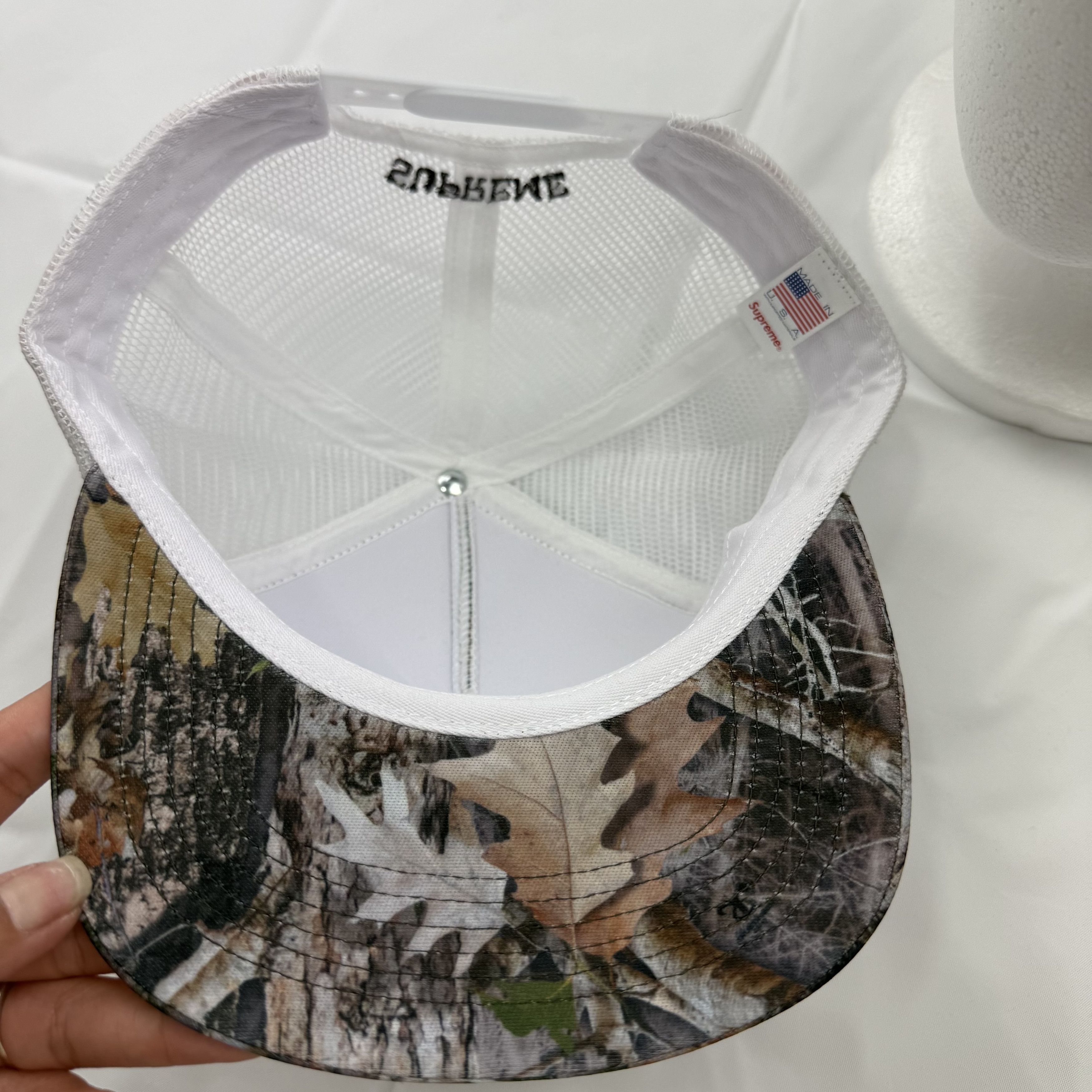 Supreme Supreme Authorized Dealer Trucker Hat Timber Camo Snapback Size ONE SIZE - 7 Thumbnail