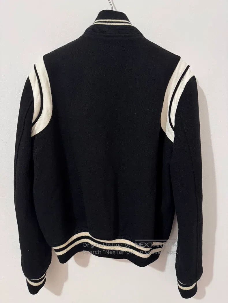 Saint Laurent Paris Saint Laurent Paris Leather patched black and white baseba Size US S / EU 44-46 / 1 - 2 Thumbnail
