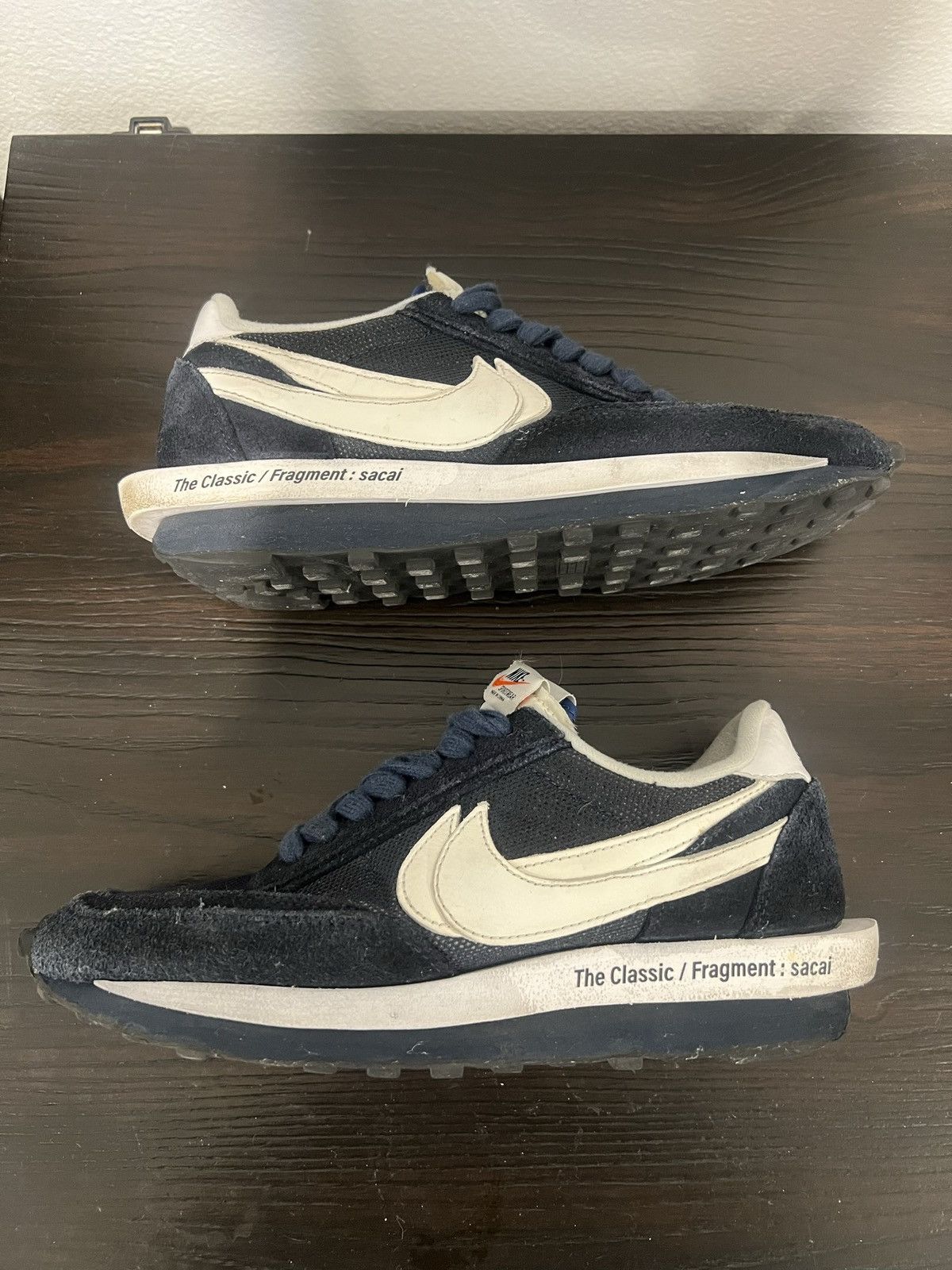 Nike × Sacai NIKE LD Waffle Sacai Fragment Blue avoid Size US 9.5 / EU 42-43 - 6 Thumbnail