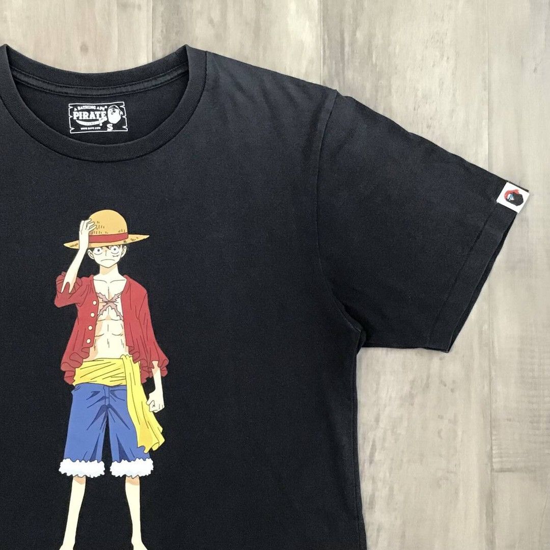 Bape ☠️Pirates Store Limited☠️ BAPE × one piece Luffy T-shirt APE Size US S / EU 44-46 / 1 - 7 Thumbnail