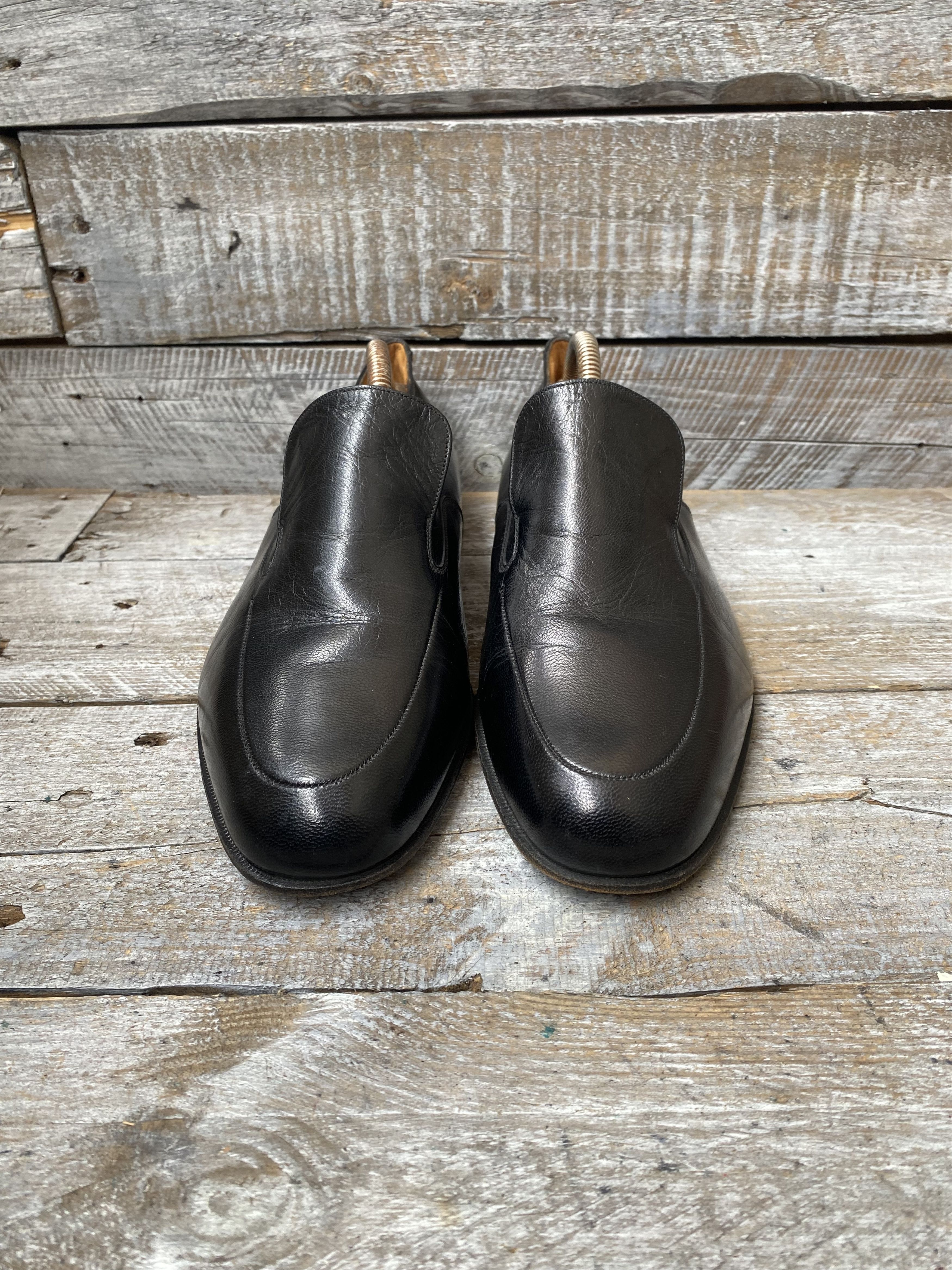J.M. Weston J.M.Weston black leather slip on loafers sz Size US 6.5 / EU 39-40 - 2 Thumbnail