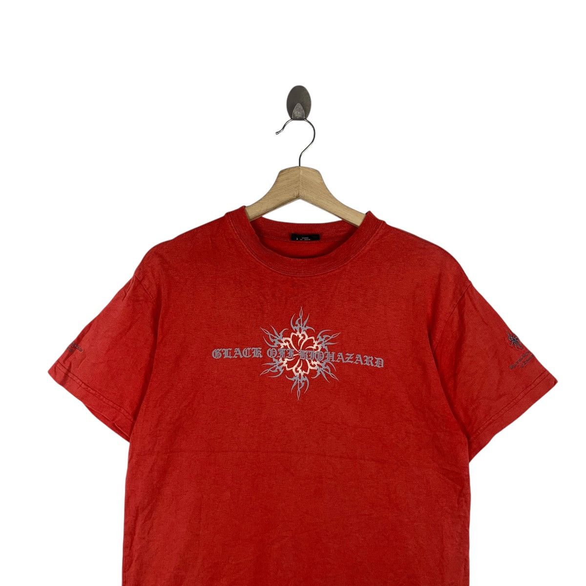 Hall Of Fame Vintage HALL OF FAME Black Off Biohazard Dragon Tee Shirt Size US M / EU 48-50 / 2 - 2 Thumbnail