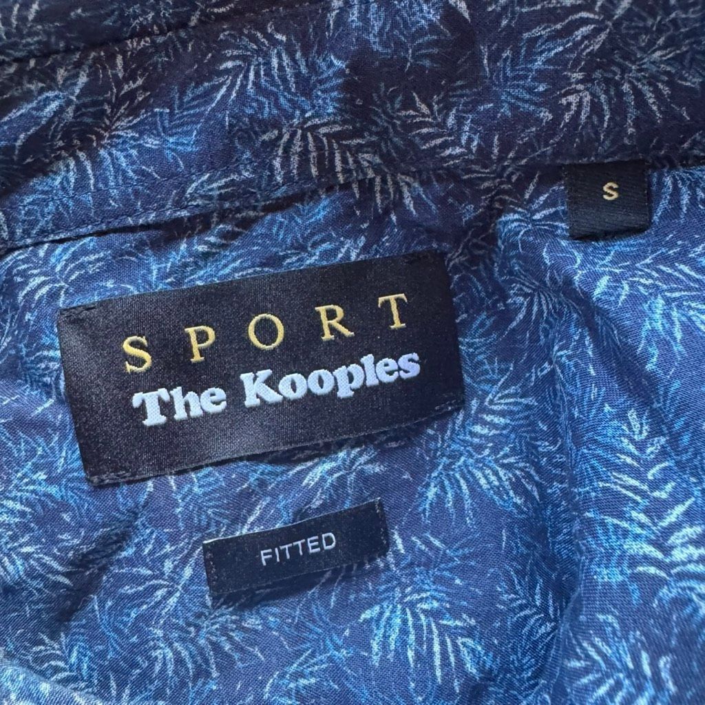 The Kooples The Kooples Sport Fitted Leaf Print Shirt – Size S Size US S / EU 44-46 / 1 - 4 Thumbnail