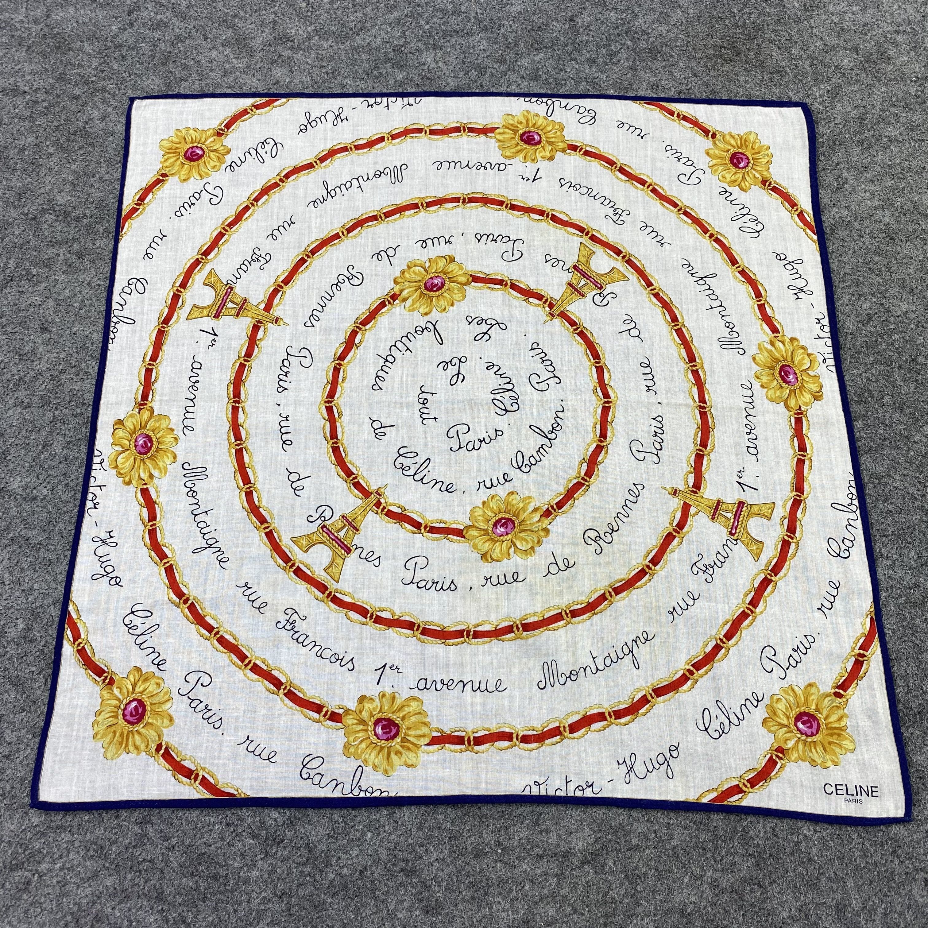 Celine Celine Handkerchief / Bandana / Neckerchief-B1523 Size ONE SIZE - 3 Thumbnail