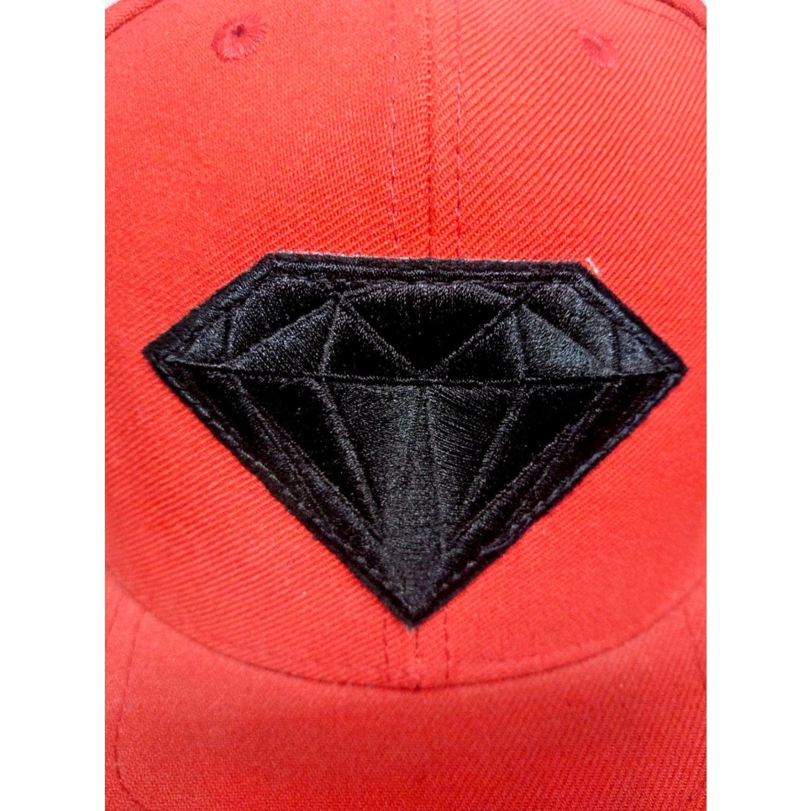 Diamond Supply Co. Diamond Supply Co. Brilliant Logo Red Black Mens Sport Snapback Hat Cap Hat Size ONE SIZE - 2 Thumbnail