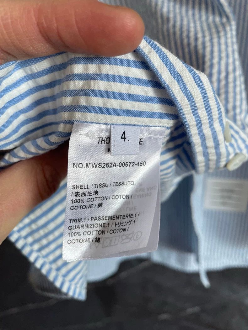Thom Browne Thom Browne The striped shirt is blue Size US XL / EU 56 / 4 - 6 Thumbnail