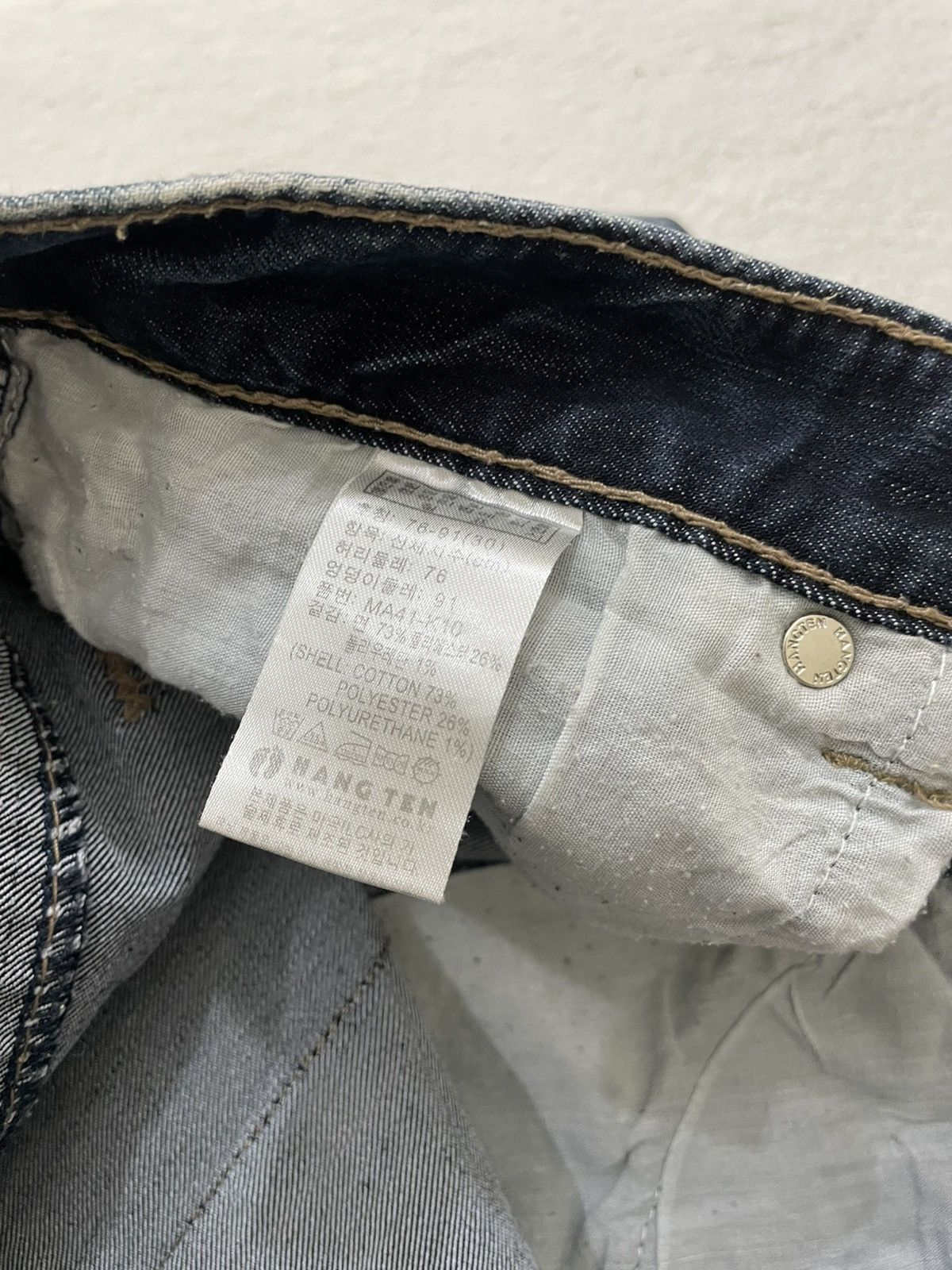 Hysteric Glamour 2000s Vintage Acid Washed Hangten Fading Denim Y2K Size US 29 - 5 Thumbnail