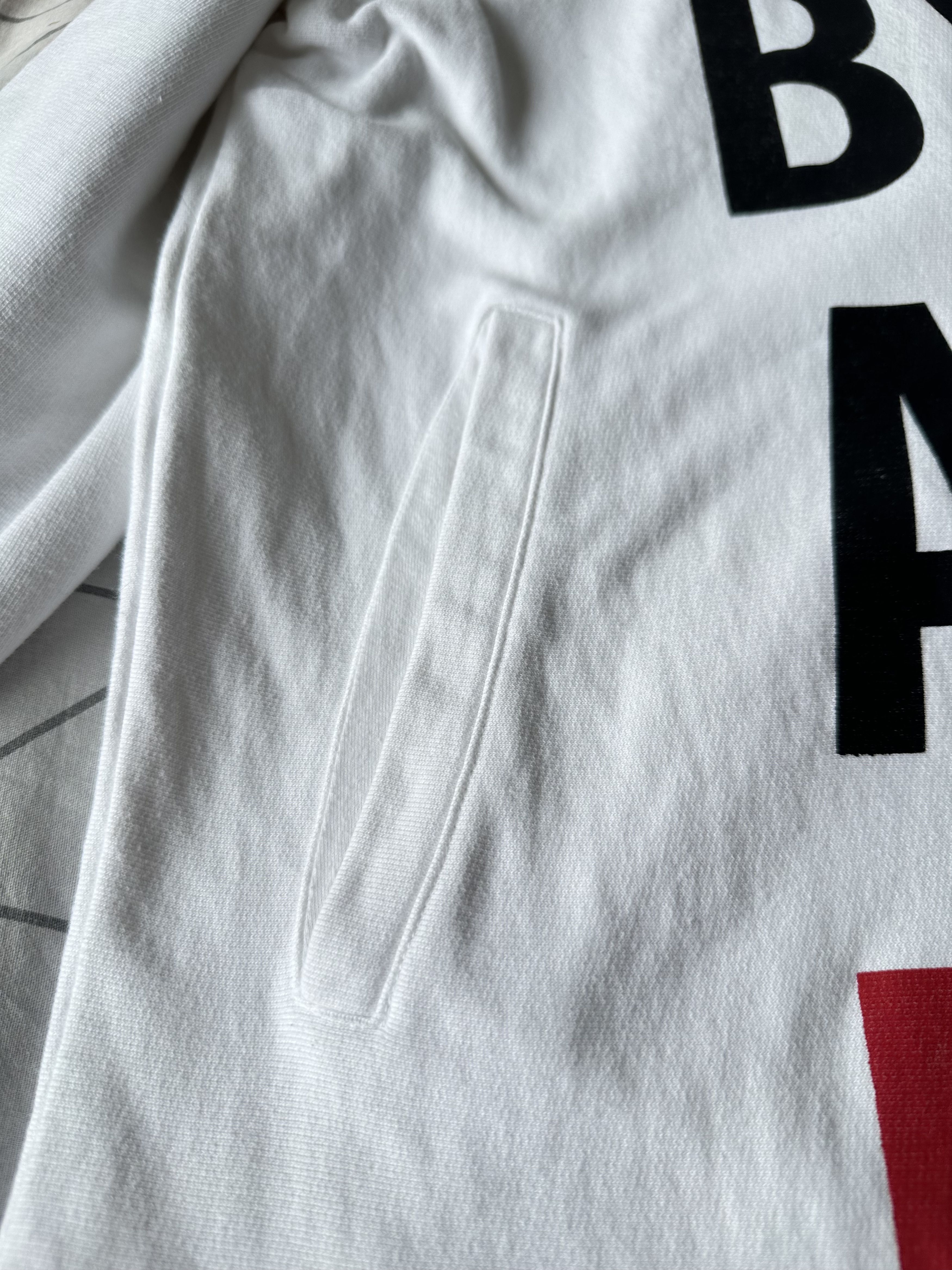 Hood By Air FW15 Hood By Air Runway Striped White Hoodie Size US XL / EU 56 / 4 - 4 Thumbnail