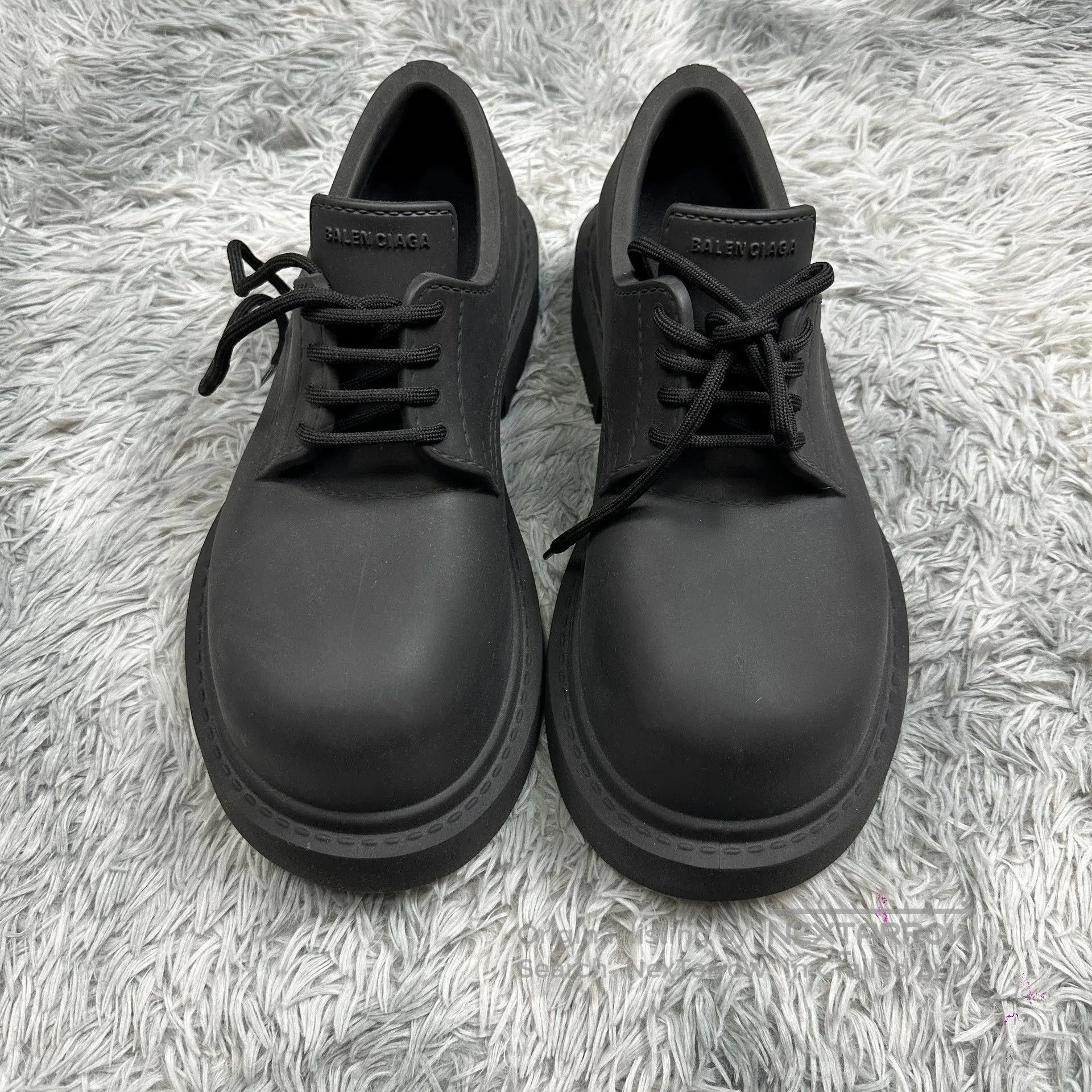 Balenciaga black balenciaga derby shoes size 44. Size US 10.5 / EU 43-44 - 2 Thumbnail