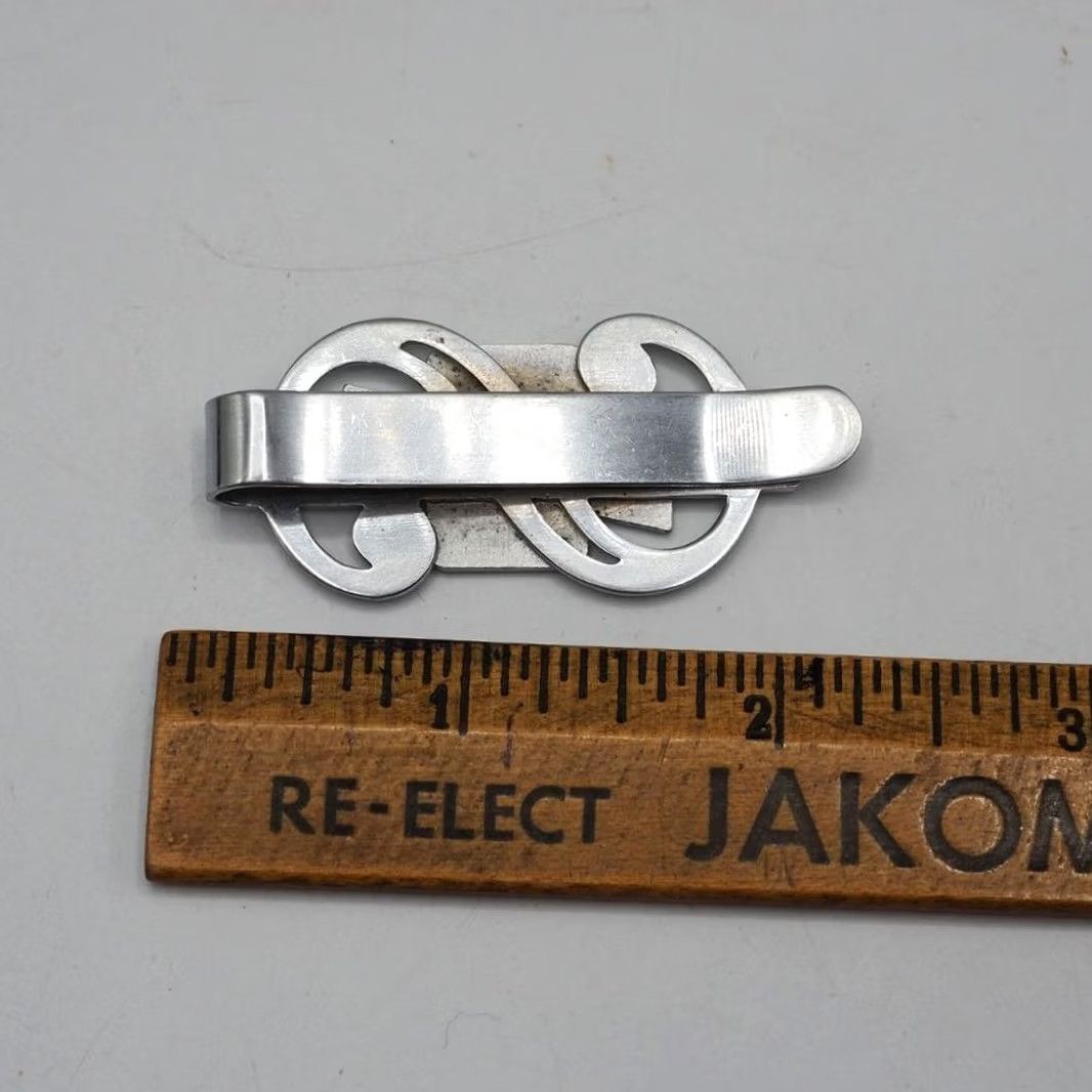 Equipment VINTAGE Metal Money Clip Dollar Sign Continental Equipment Men's Money Clip Silver Dollar Sign Vintage Men’s Money Clip XS? Size ONE SIZE - 6 Thumbnail