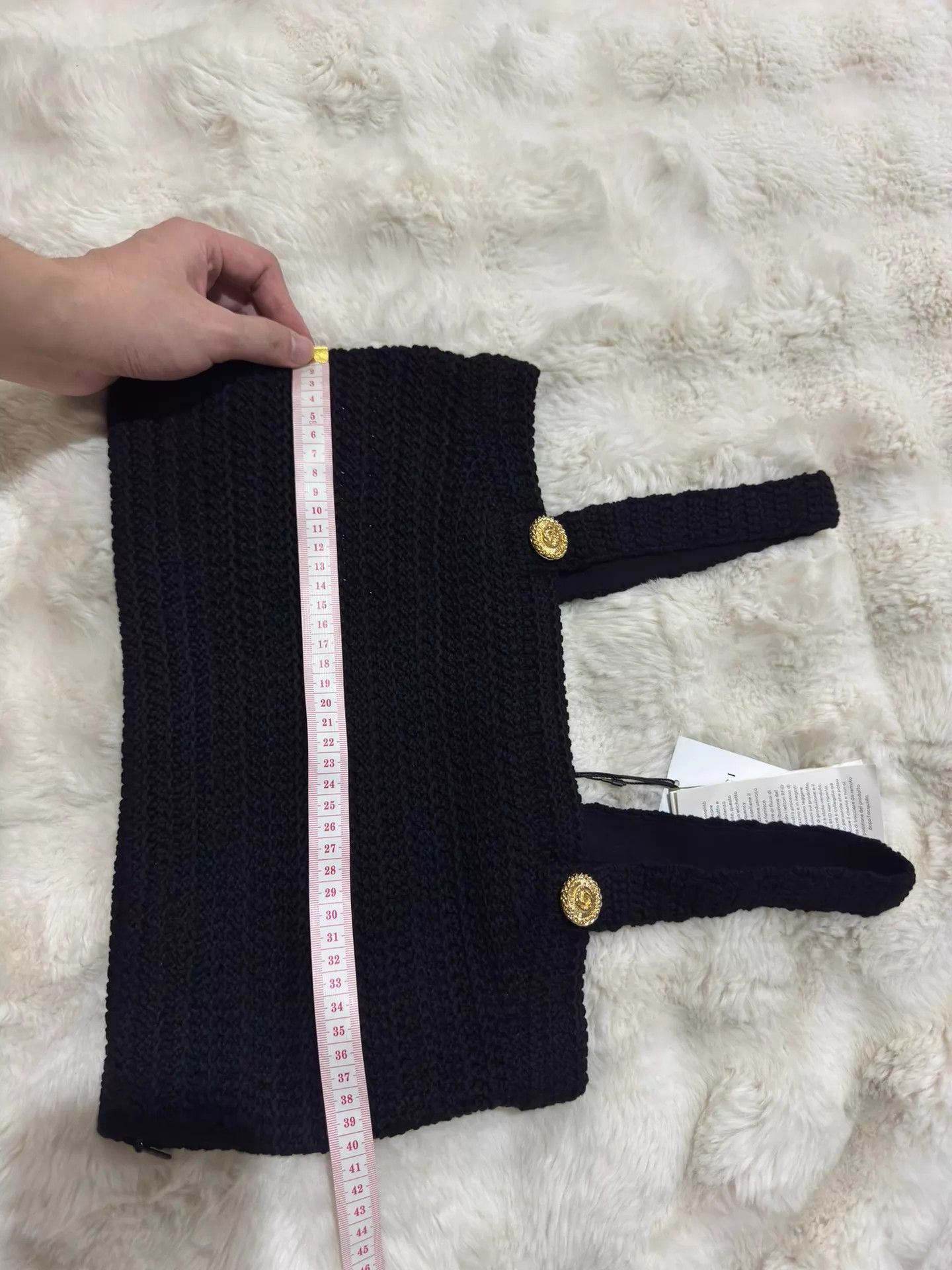 Gucci Gucci New Black Gold Buckle Braided Camisole Top M Size M / US 6-8 / IT 42-44 - 9 Thumbnail
