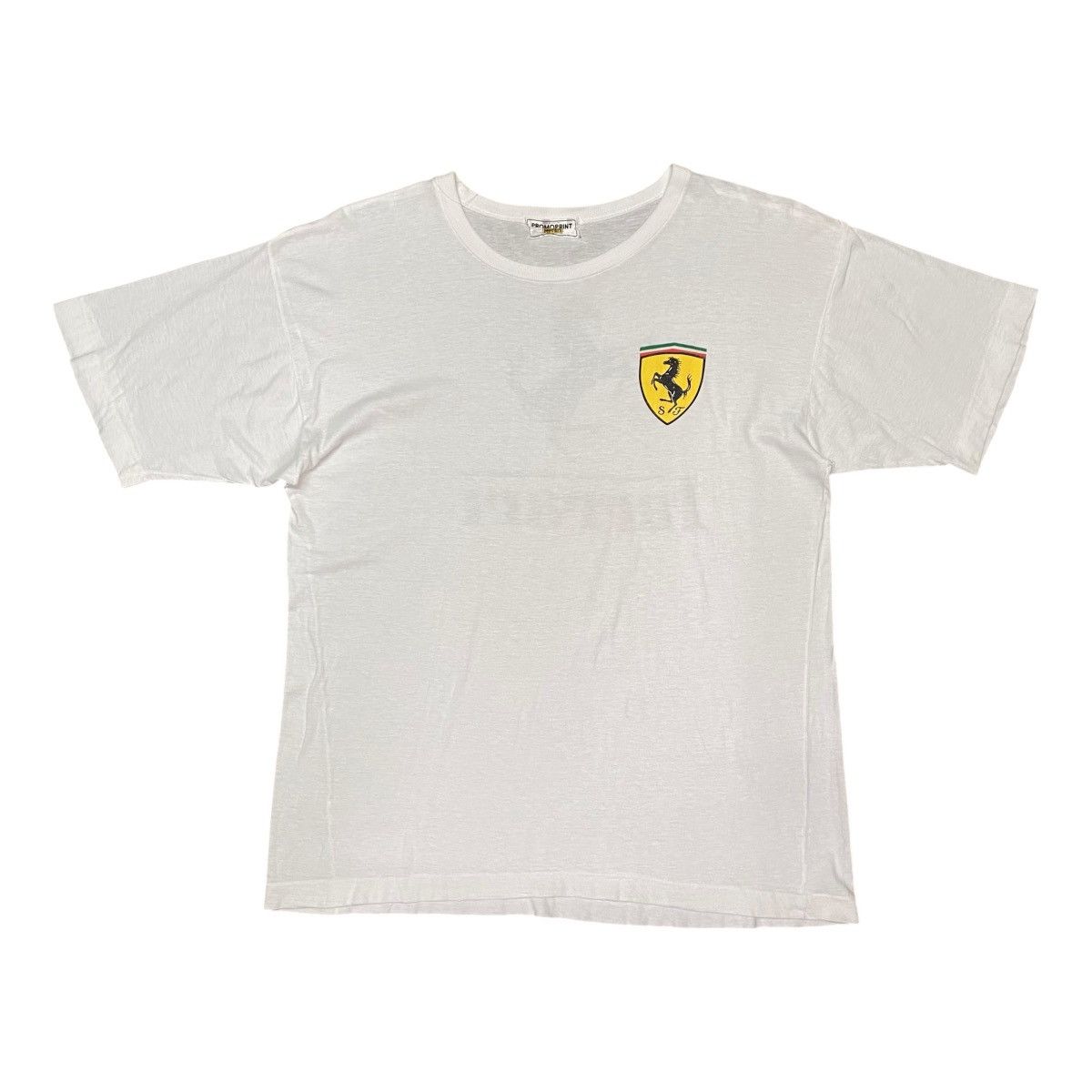 Ferrari × Vintage Vintage 90s Ferrari OG Logo T Shirt Made in Italy Size US M / EU 48-50 / 2 - 1 Thumbnail