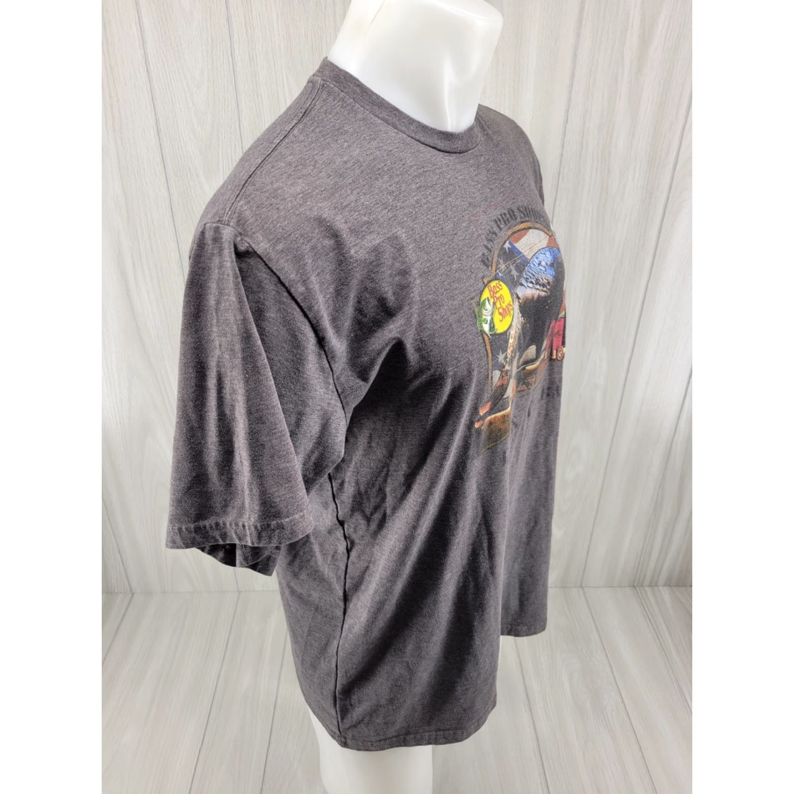 Bass Pro Shops Bass Pro Shops Turkey Leeds Alabama Mens Graphic T-Shirt Gray Size Large Size US L / EU 52-54 / 3 - 6 Thumbnail