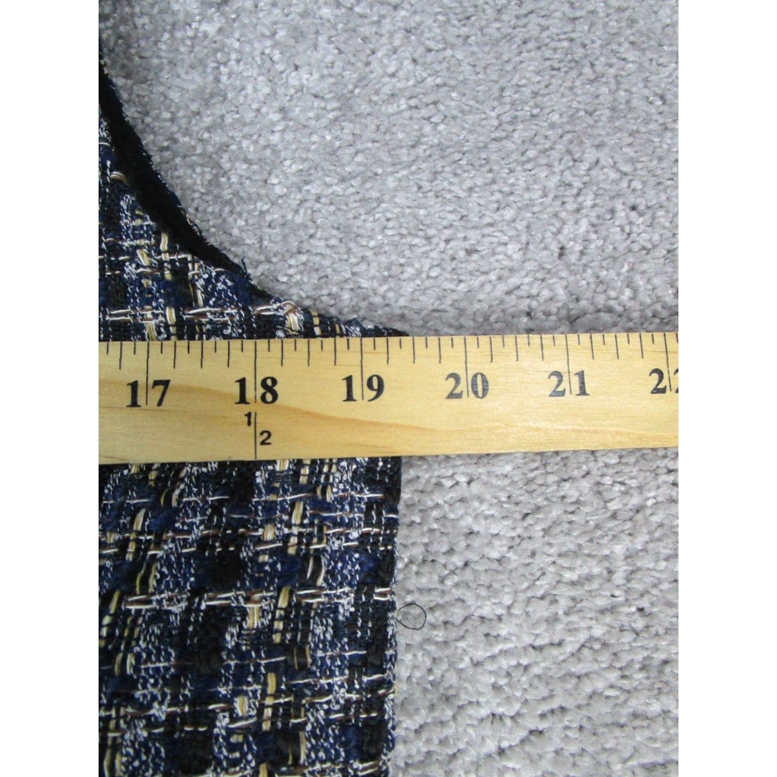 J.Crew J.Crew Dress Womens 14 Blue Yellow Black Knit Plaid Sleeveless Round Neck Zip Short Casual Size XL / US 12-14 / IT 48-50 - 6 Thumbnail
