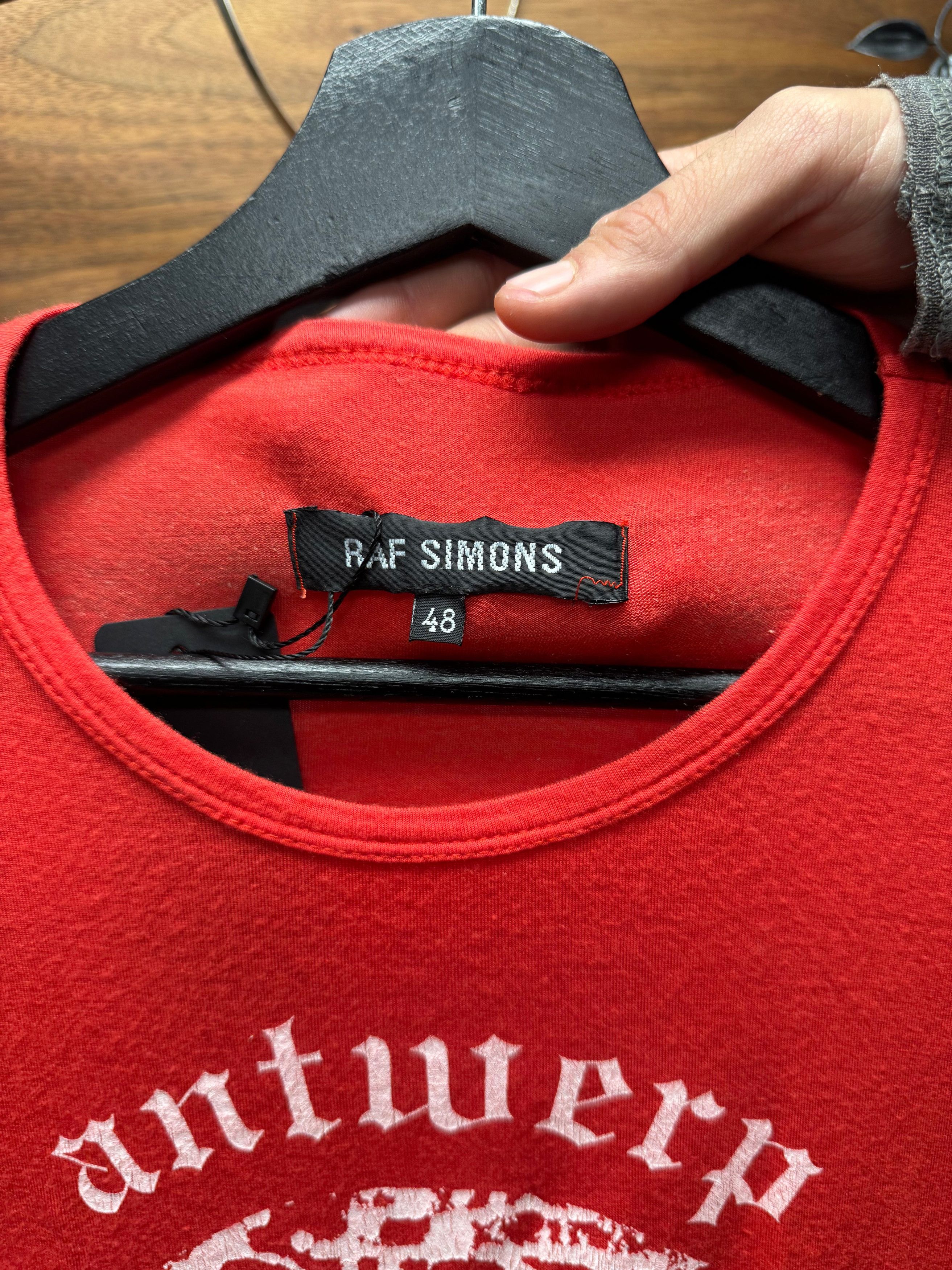 Raf Simons AW2001 Raf Simons ‘Riot Riot Riot’ Antwerp 3/4 Baseball Sleeve Shirt Size US M / EU 48-50 / 2 - 3 Thumbnail